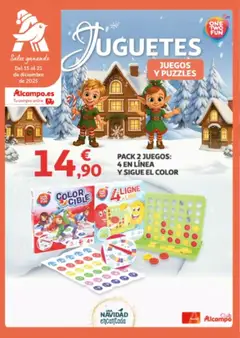 Vista previa Alcampo Juguetes válido desde el 15.12.2025