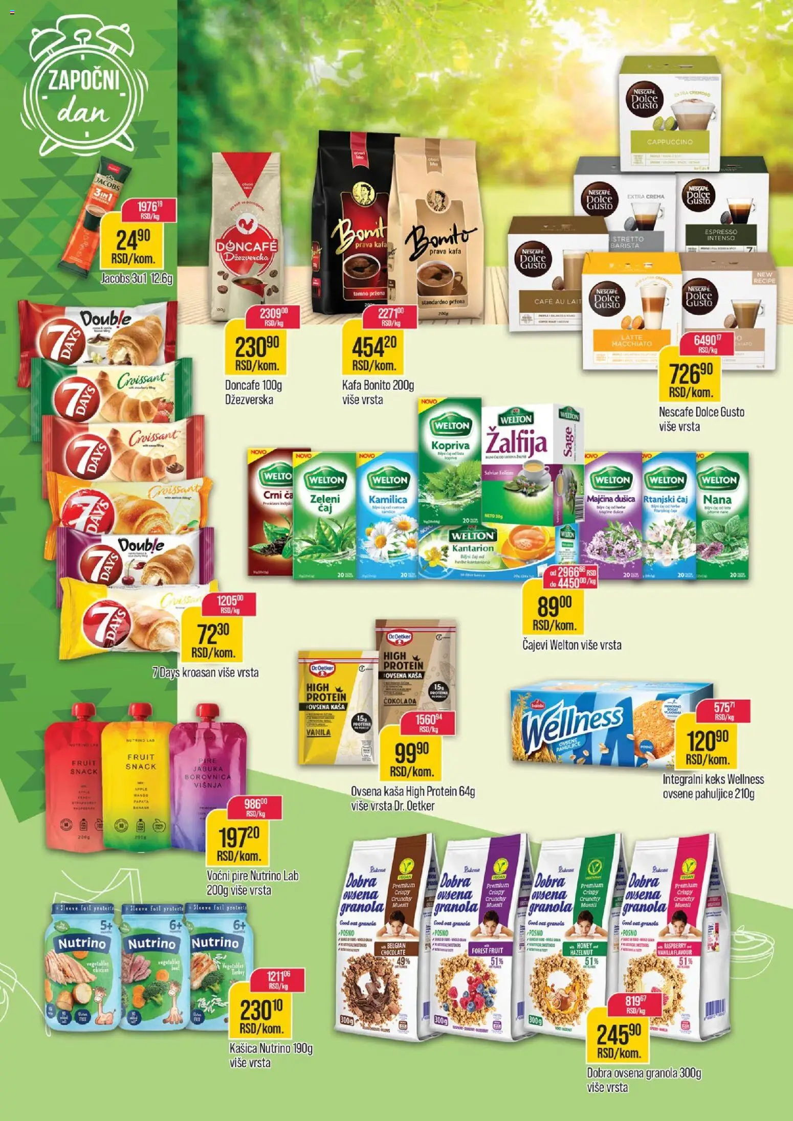 Zlatan Trag katalog - važi od 02.01.2026 | Strana: 4 | Proizvode: Ovsena kaša, Doncafe, Kroasan, Borovnica