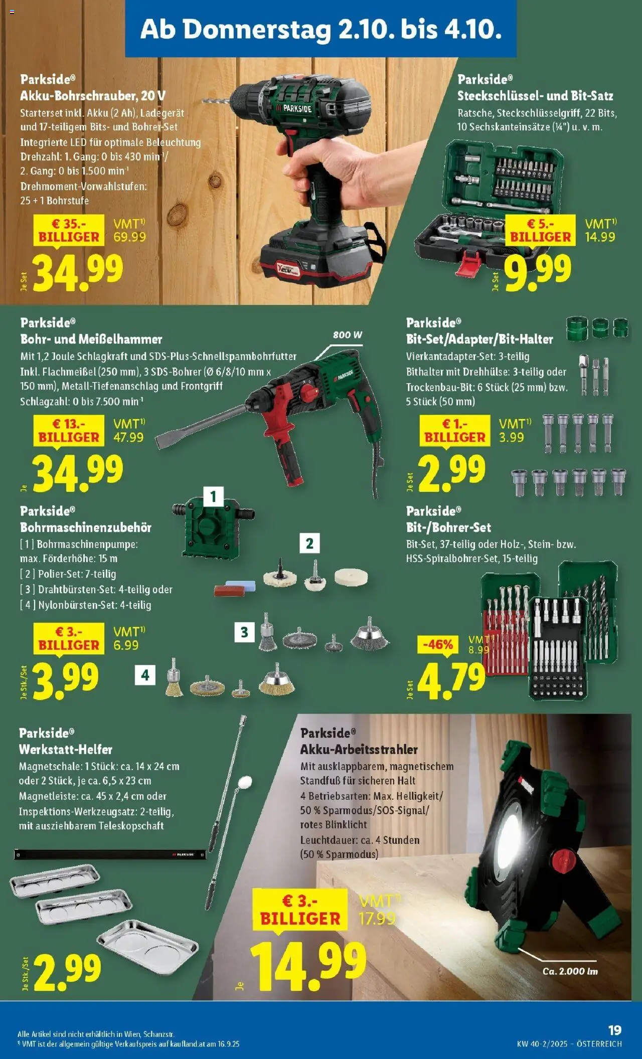 Lidl Flugblatt - Wien, Langenzersdorf, Zwettl gültig ab 02.10.2025 | Seite: 21