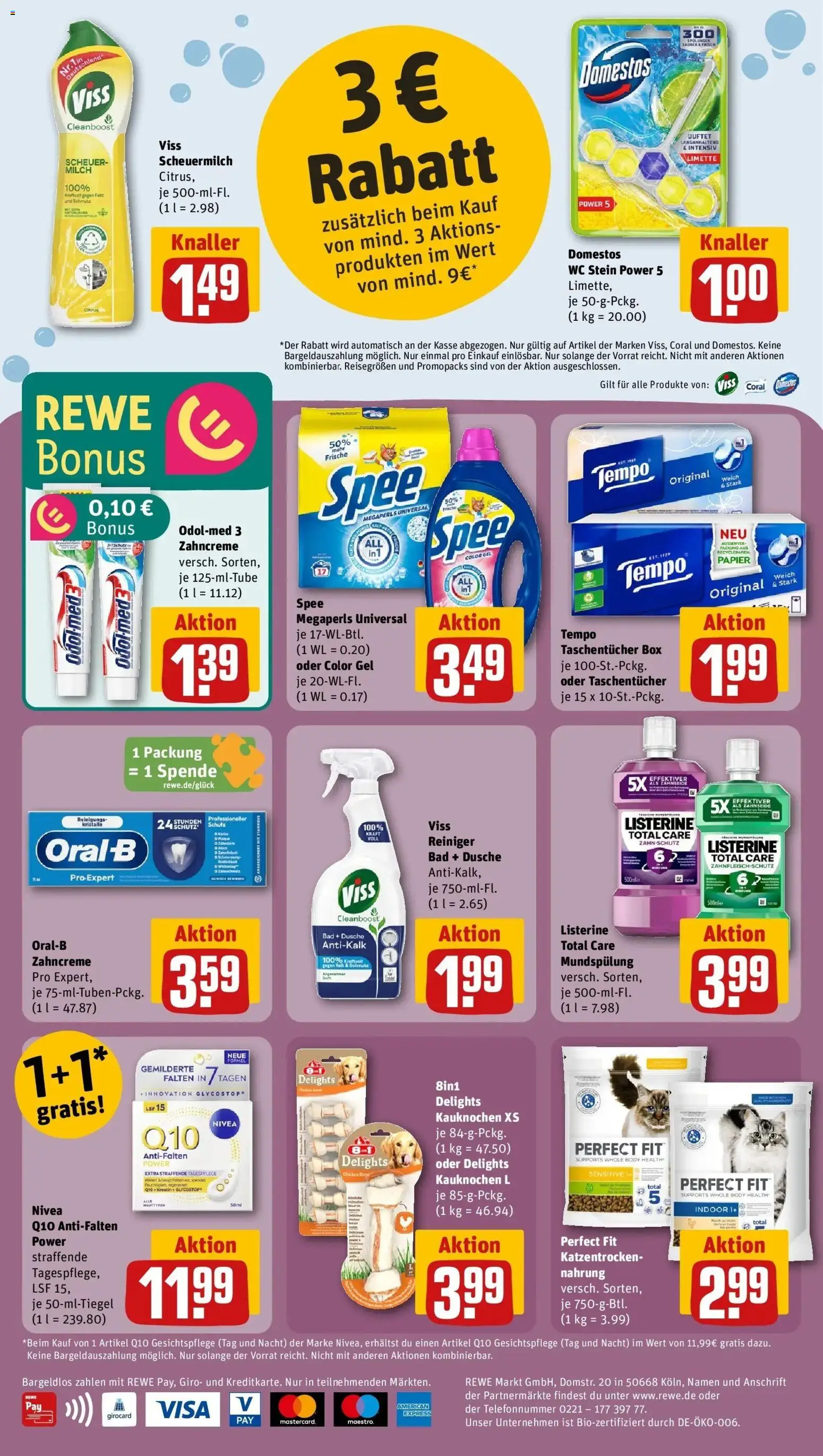 Rewe Prospekt Eschborn	 – gültig ab 09.03.2026 | Seite: 16 | Produkte: Box, Bad, WC Stein, Listerine