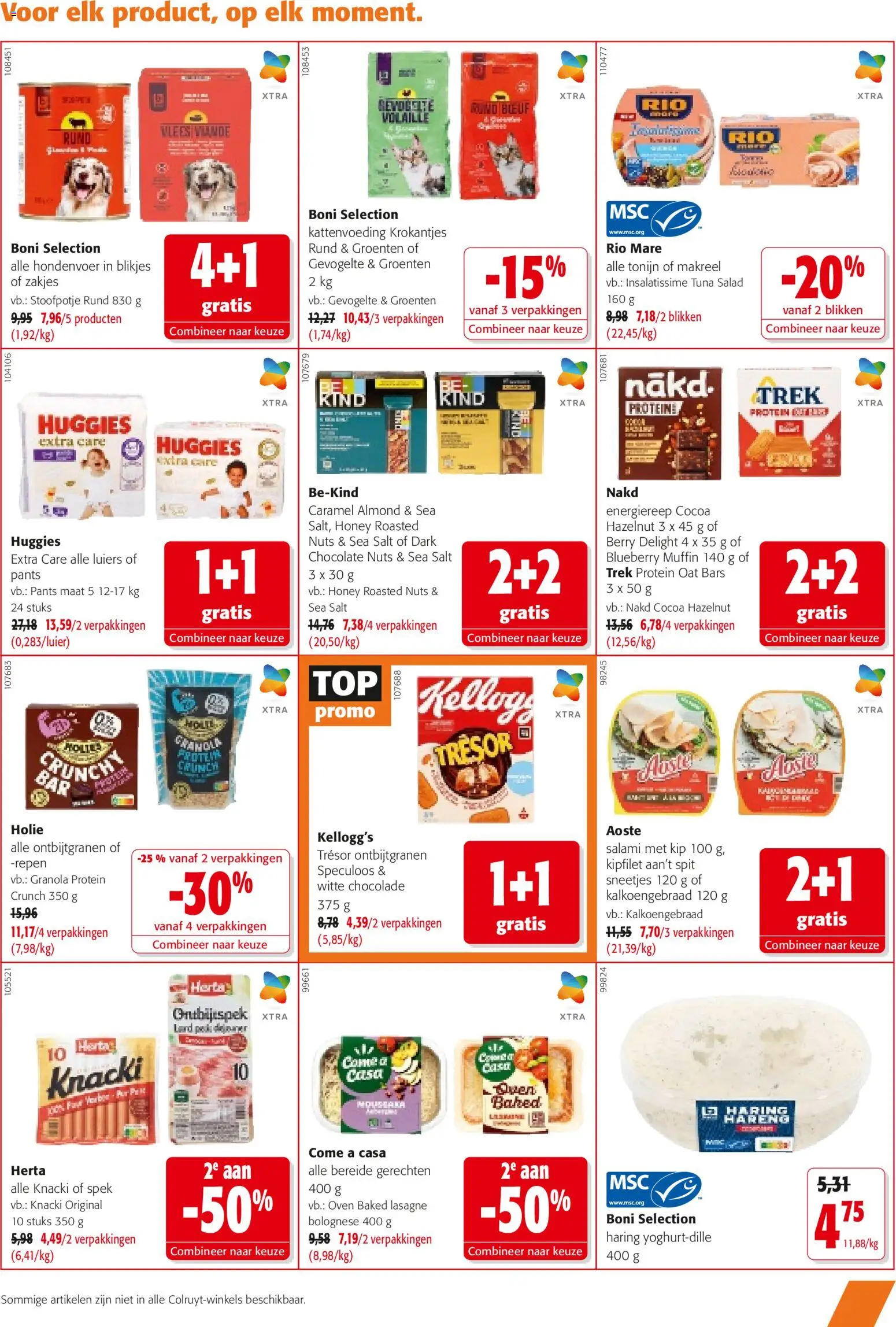 {H1} | Pagina: 11 | Producten: Muffin, Sós kalács, Tonijn, Salami