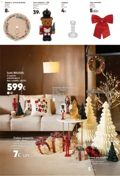 Pré-visualização Hôma Catálogo válido de 24.10.2025 | Página: 10 | Produtos: Árvore de natal, Sofá, Tapete