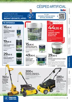 Vista previa BigMat - Jardin y Piscinas 2026 válido desde el 23.03.2026 | Página: 29 | Productos: Barredora, Té, Video