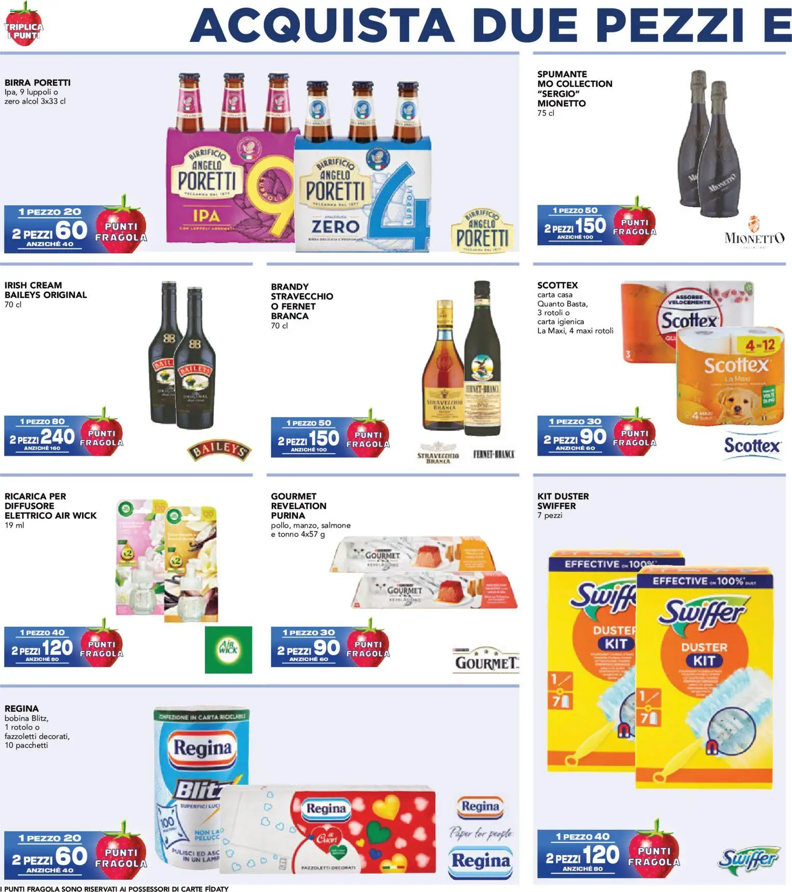 Volantino Esselunga S del 15.01.2026 | Pagina: 10 | Prodotti: Birra, Salmone, Fazzoletti, Spumante