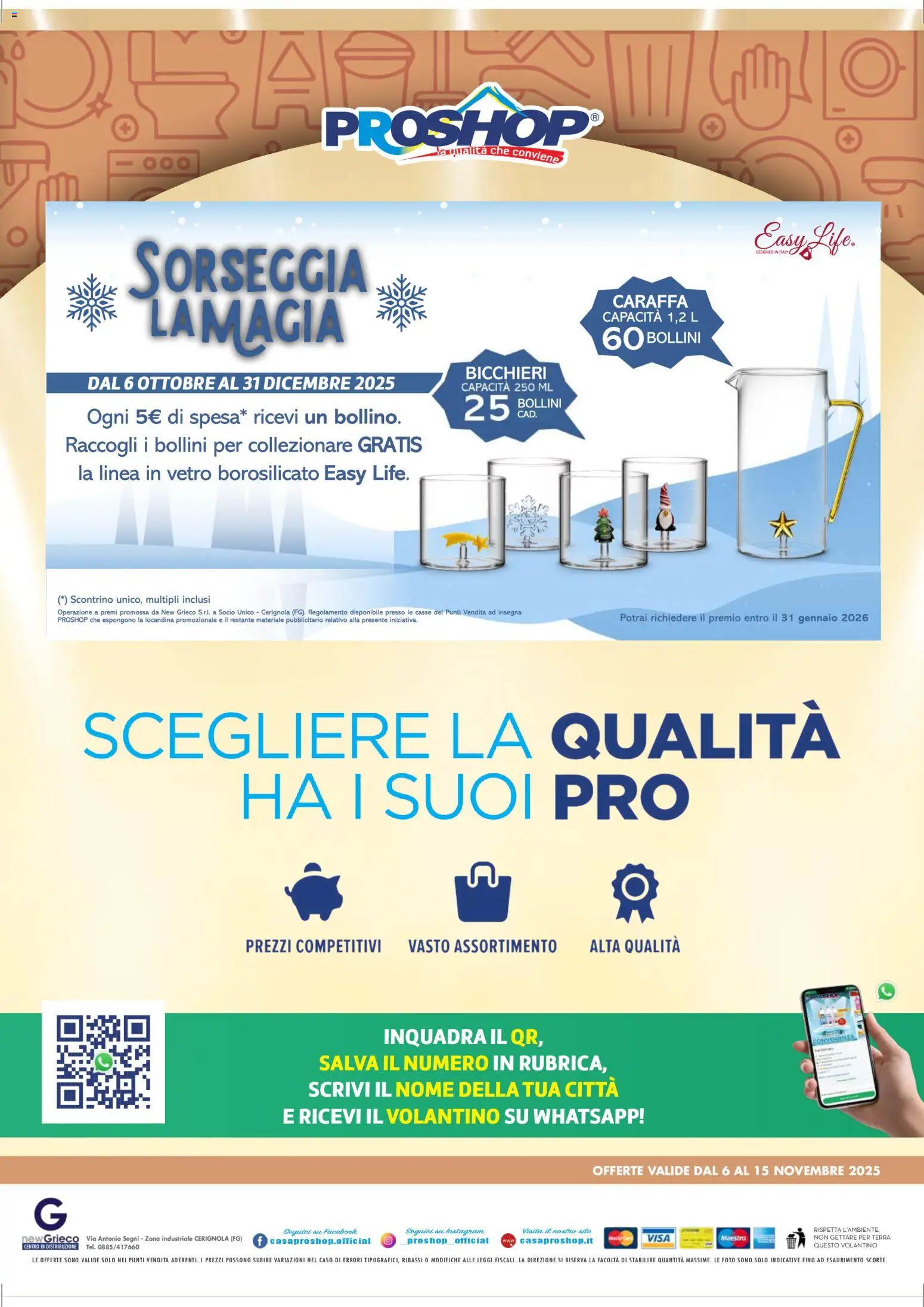 Volantino Proshop del 06.11.2025 | Pagina: 8 | Prodotti: Caraffa, Terra