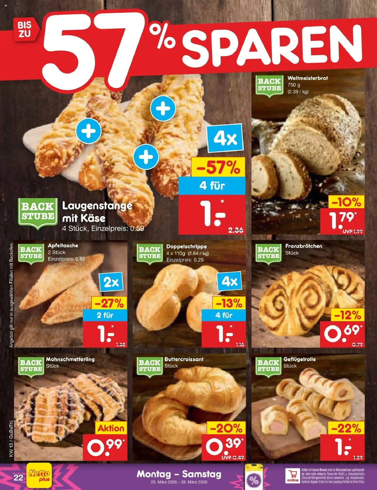 Netto Marken-Discount Prospekt Rodewisch	 – gültig ab 23.03.2026 | Seite: 30 | Produkte: Käse