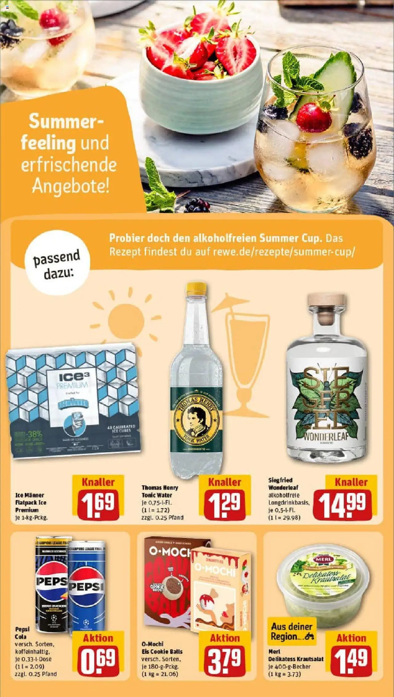 Rewe prospekt Neunkirchen	 - gültig ab dem 06.07.2025 | Seite: 24 | Produkte: Cola, Pepsi, Eis
