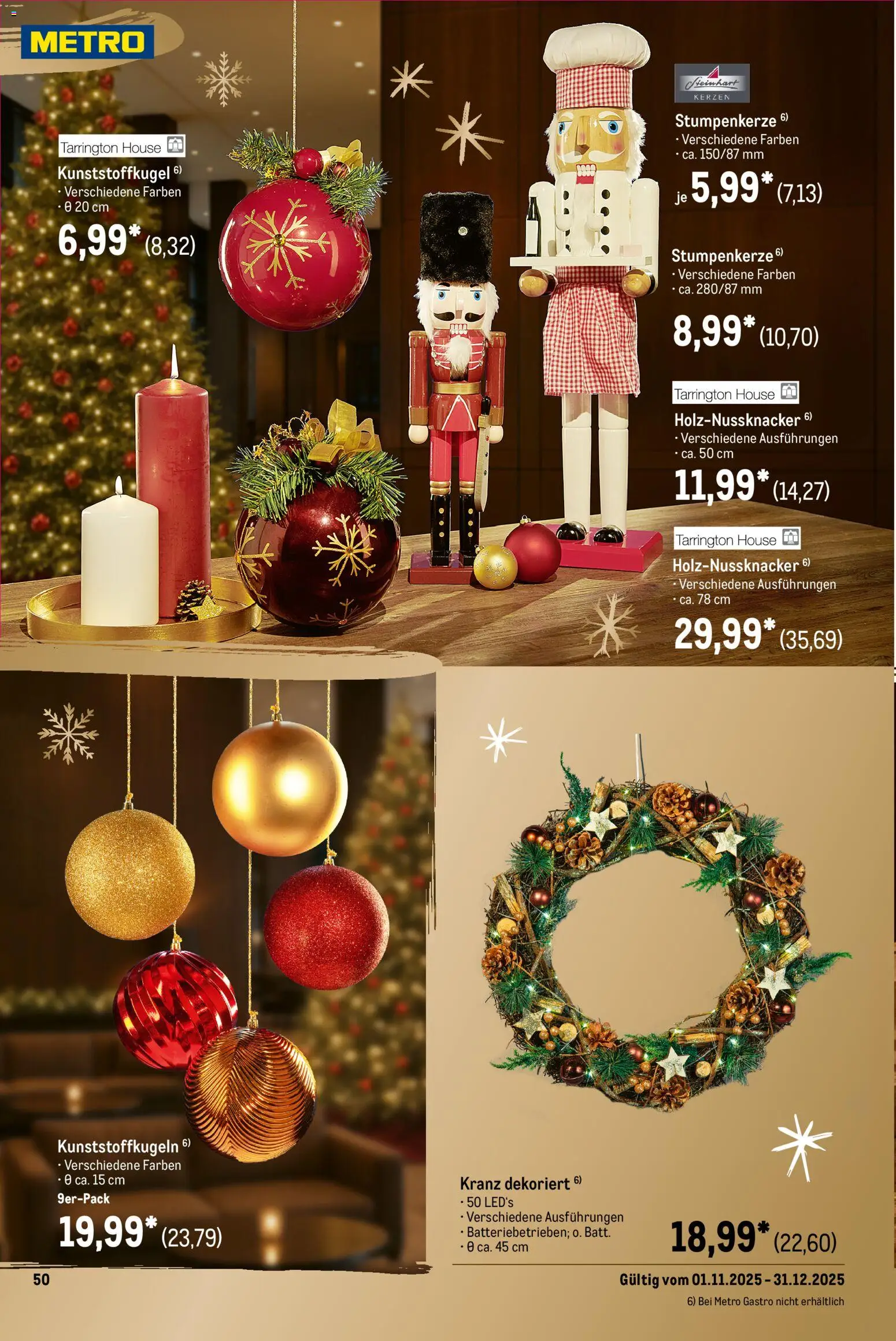 Metro Saisonkatalog Festliche Momente – gültig ab 01.11.2025 | Seite: 58