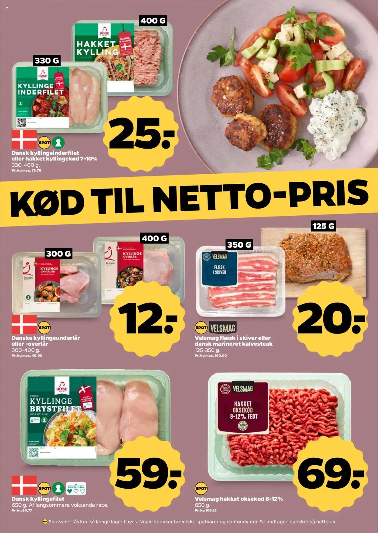 Netto Tilbudsavis gyldig fra 16.08.2025 | Side: 7 | Produkter: Kyllingekød, Oksekød