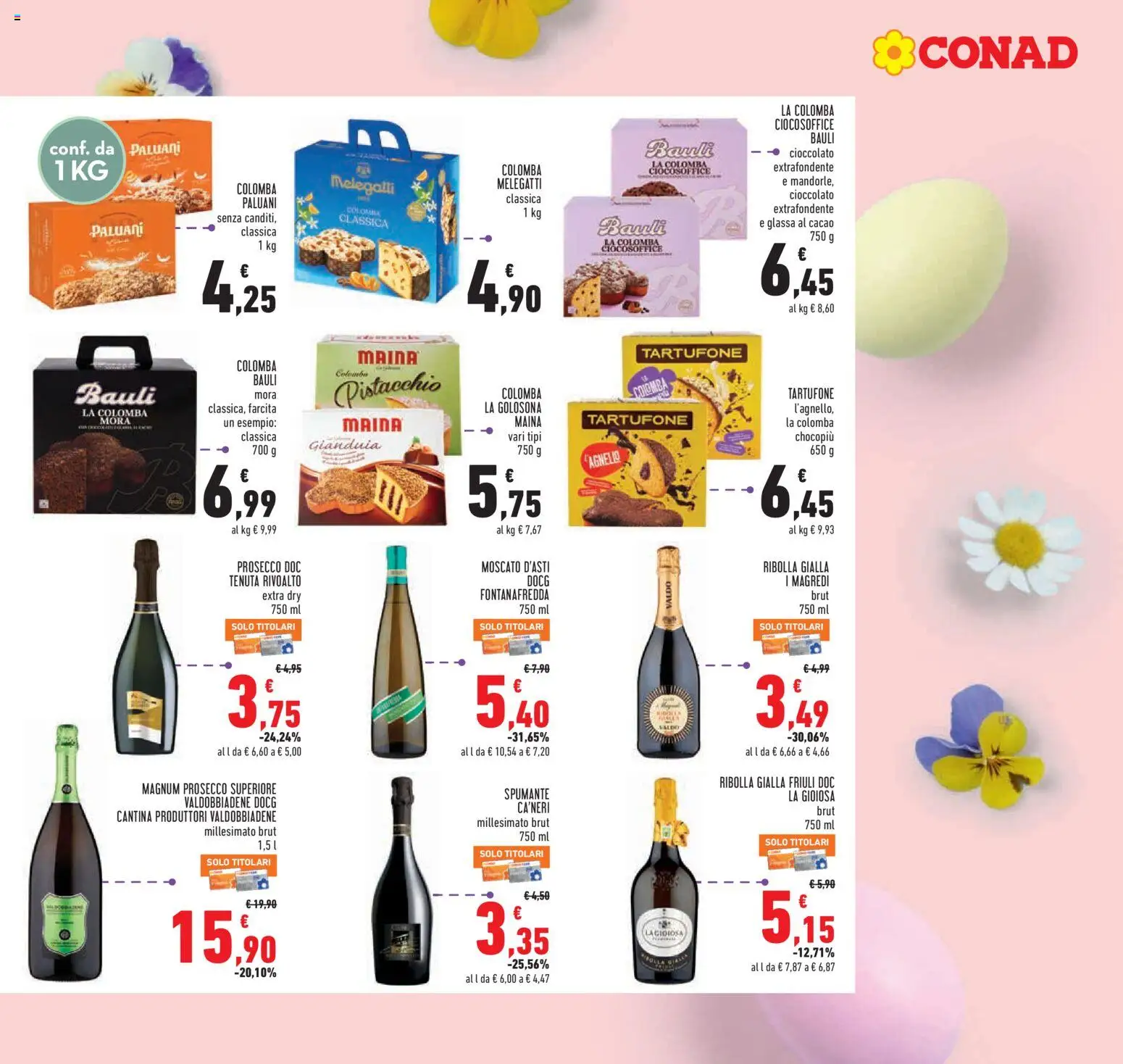 Volantino Conad del 11.03.2026 | Pagina: 21 | Prodotti: Cioccolato, Spumante, Cacao, Glassa