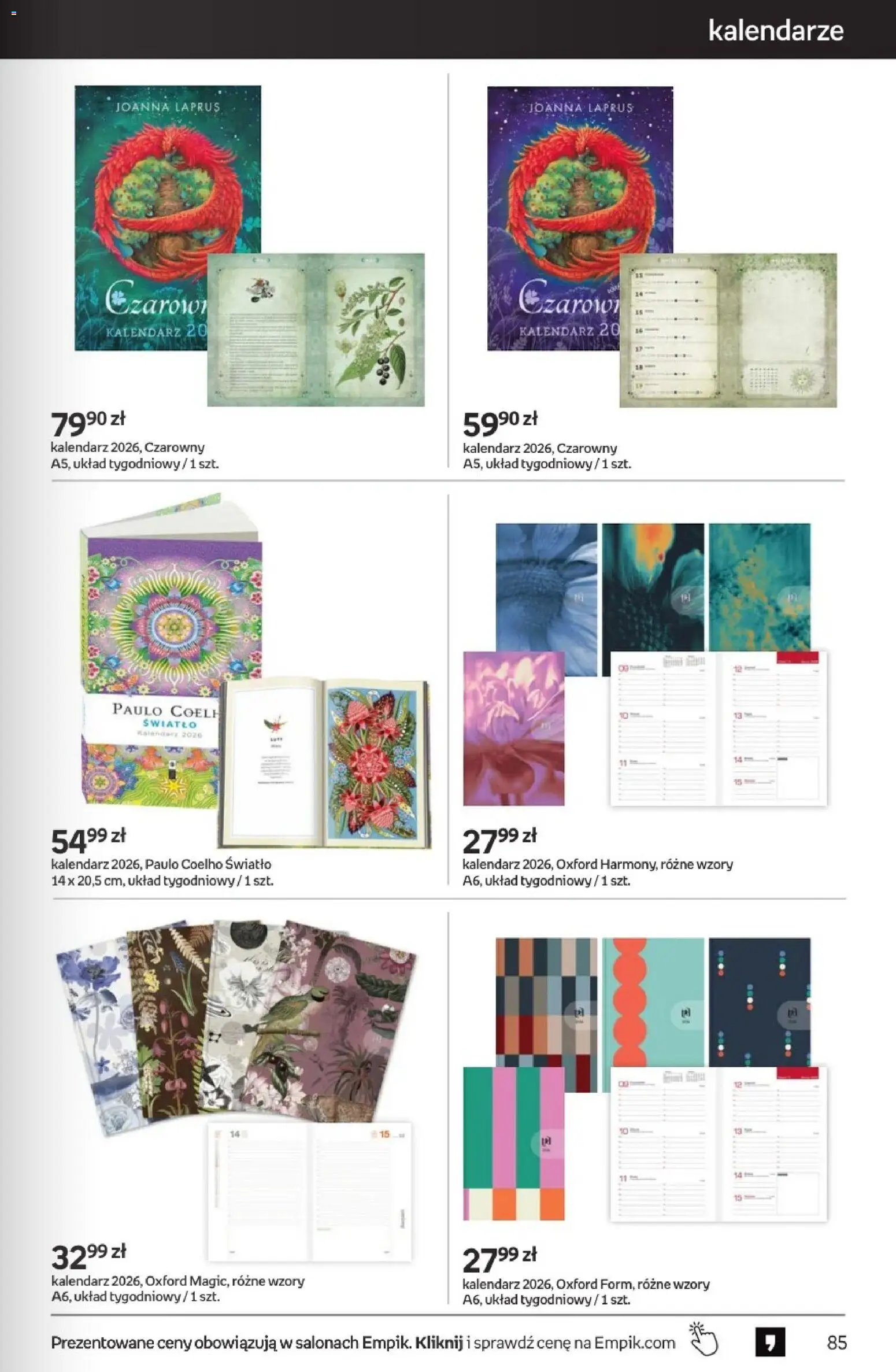 Empik promocje od 11.02.2026 | Strona: 85 | Produkty: Kalendarz