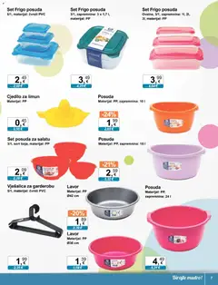 KTC - Katalog tehnike i posuđa - Pregled kataloga iz trgovine KTC, vrijedi od 18.02.2026 | Stranica: 7 | Proizvodi: Vješalica, Limun, Lavor, Cjedilo