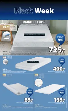 Pogląd oferty "JYSK Black Friday" - ważna od 21.11.2025 | Strona: 5 | Produkty: Materac, Pianki