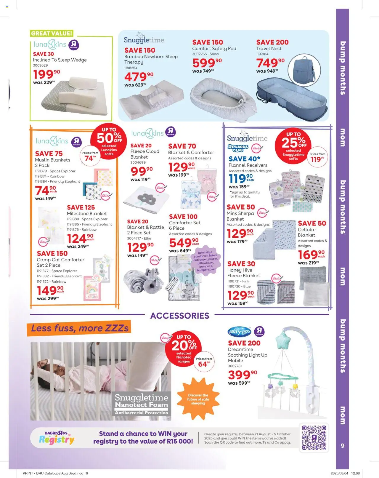 Babies R Us Specials │ valid from 21.08.2025 | Page: 9 | Products: Cover, Blankets, Light, Foam