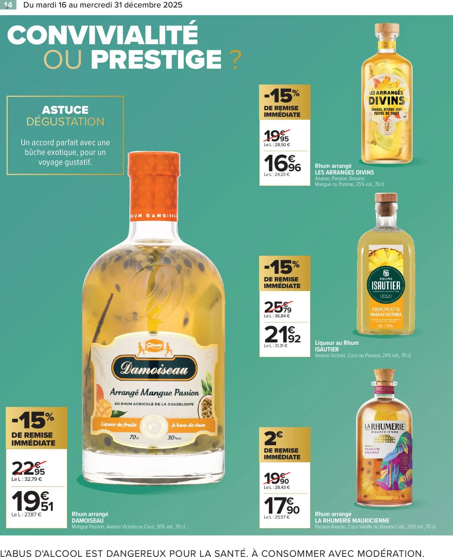 {H1} | Page: 16 | Produits: Citron vert, Base, Liqueur, Rhum