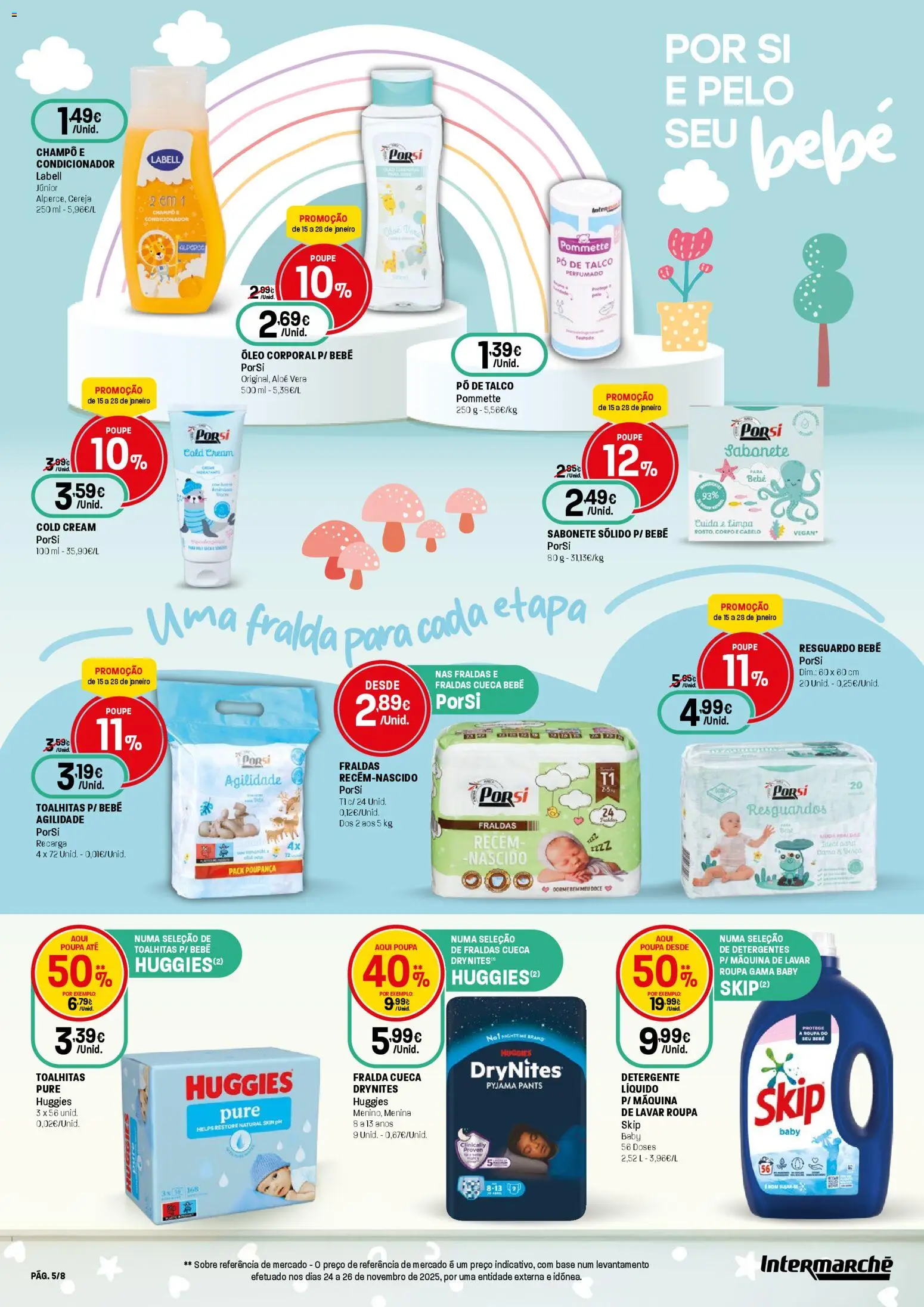Intermarché Folheto Contact │ válido de 15.01.2026 | Página: 5 | Produtos: Máquina de lavar, Sabonete, Cereja, Óleo