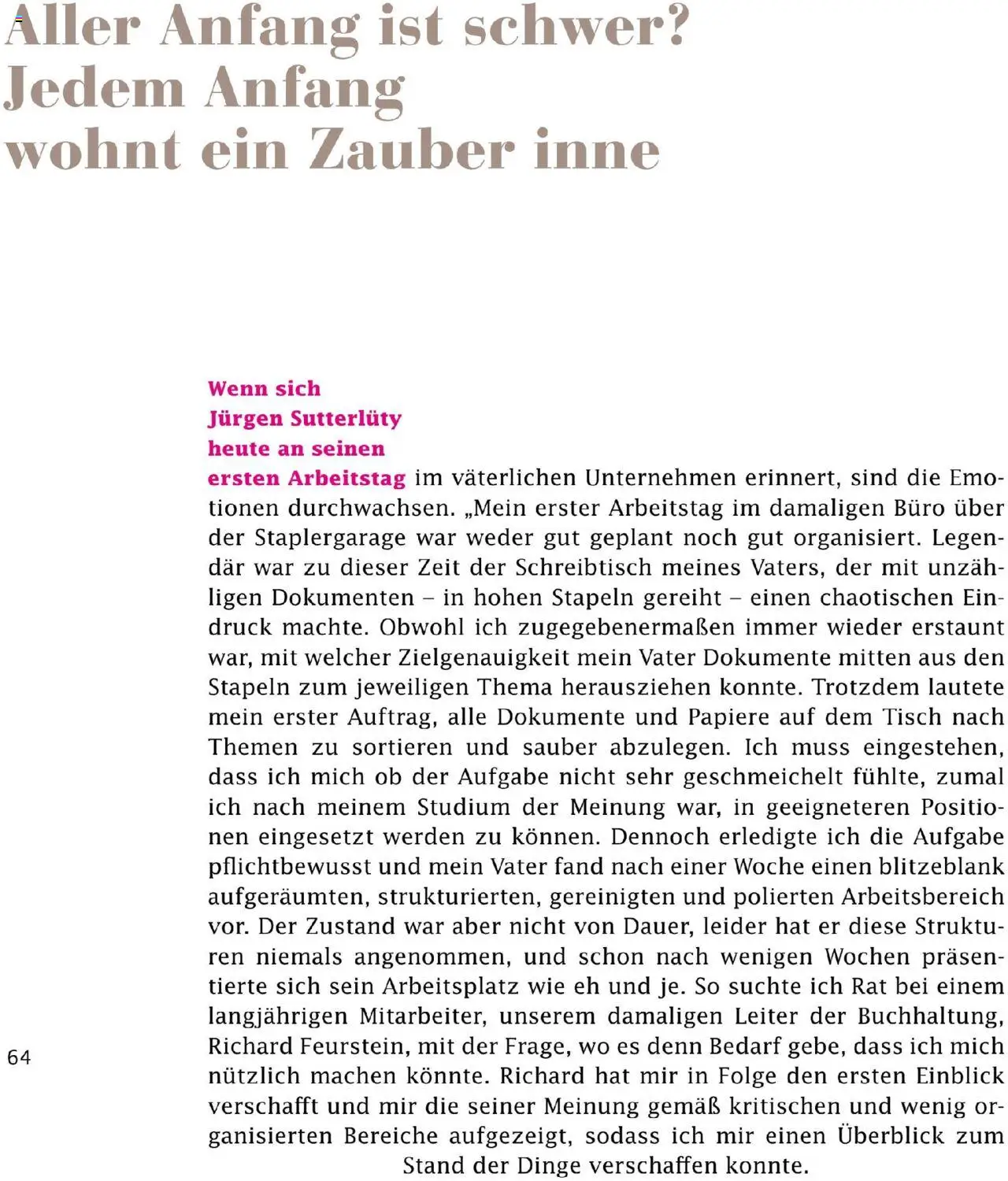 Sutterlüty Unsere Chronik gültig ab 01.08.2025 | Seite: 64 | Produkte: Tisch
