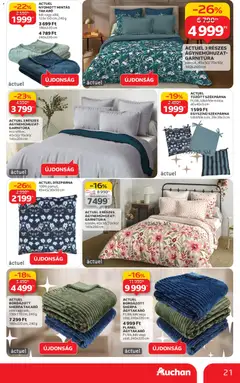 Auchan - Fehér hetek hipermarket ajánlataink - amely érvényes a következő dátumtól: 24.12.2025 | Oldal: 21