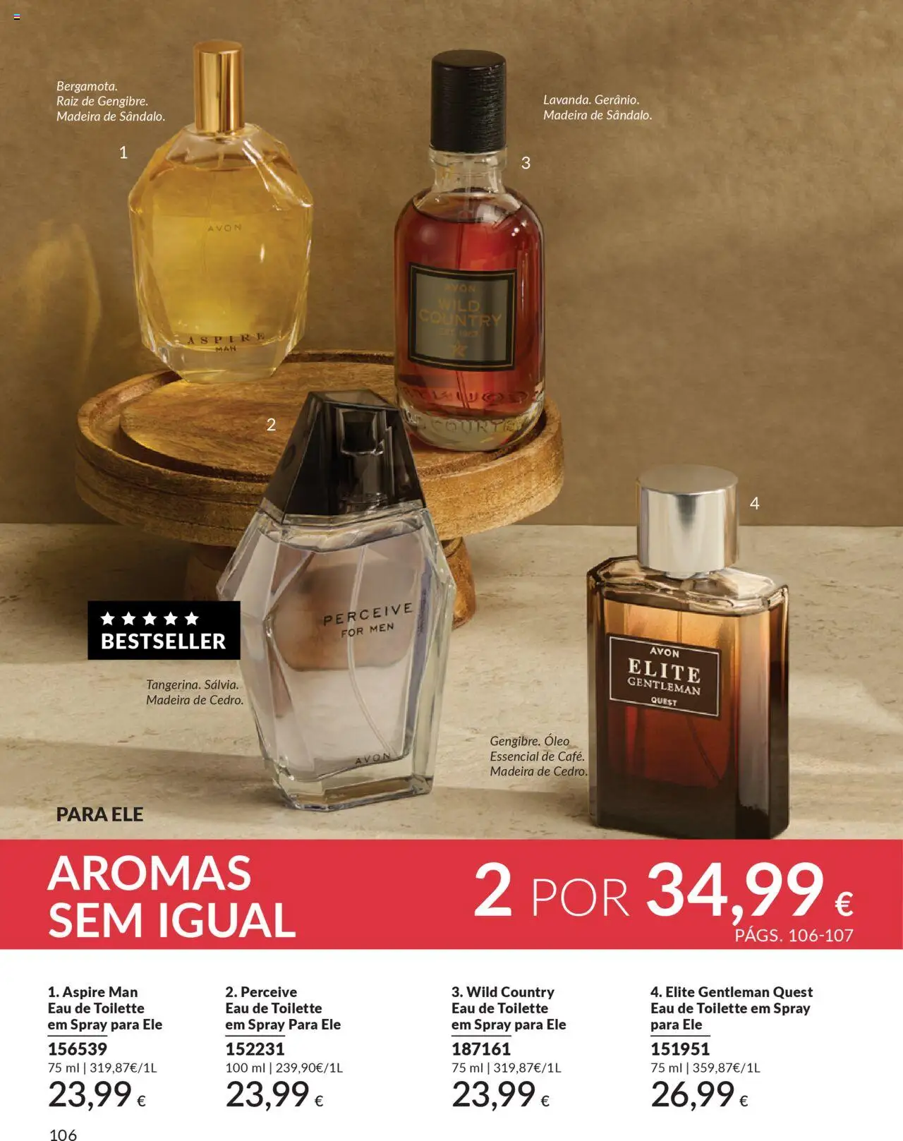 Catálogo Avon Campanha 10 │ válido de 01.10.2025 | Página: 106 | Produtos: Eau de toilette, Óleo