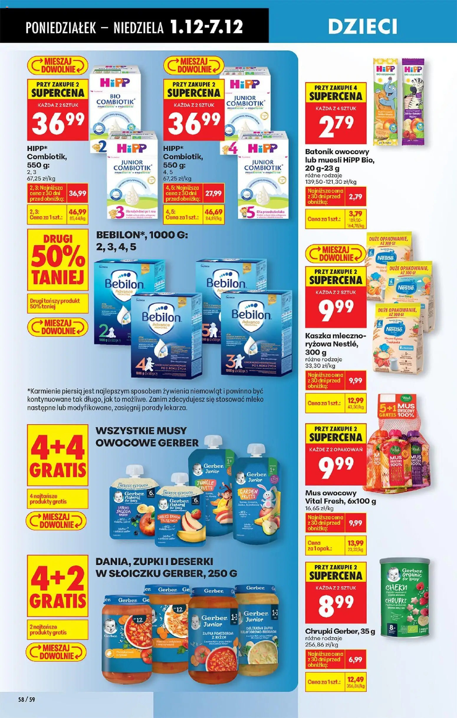 Biedronka gazetka od 01.12.2025 | Strona: 76 | Produkty: Chrupki, Mleko, Banan