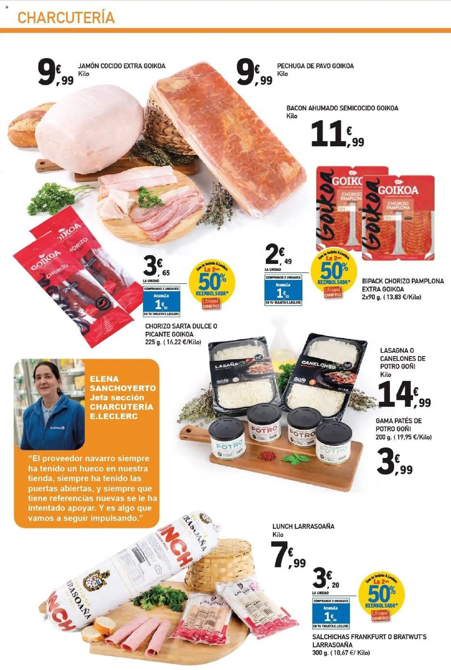 E.Leclerc - Alianz Locales │ válido desde el 25.02.2026 | Página: 12 | Productos: Jamón, Jamón cocido, Lasaña, Canelones