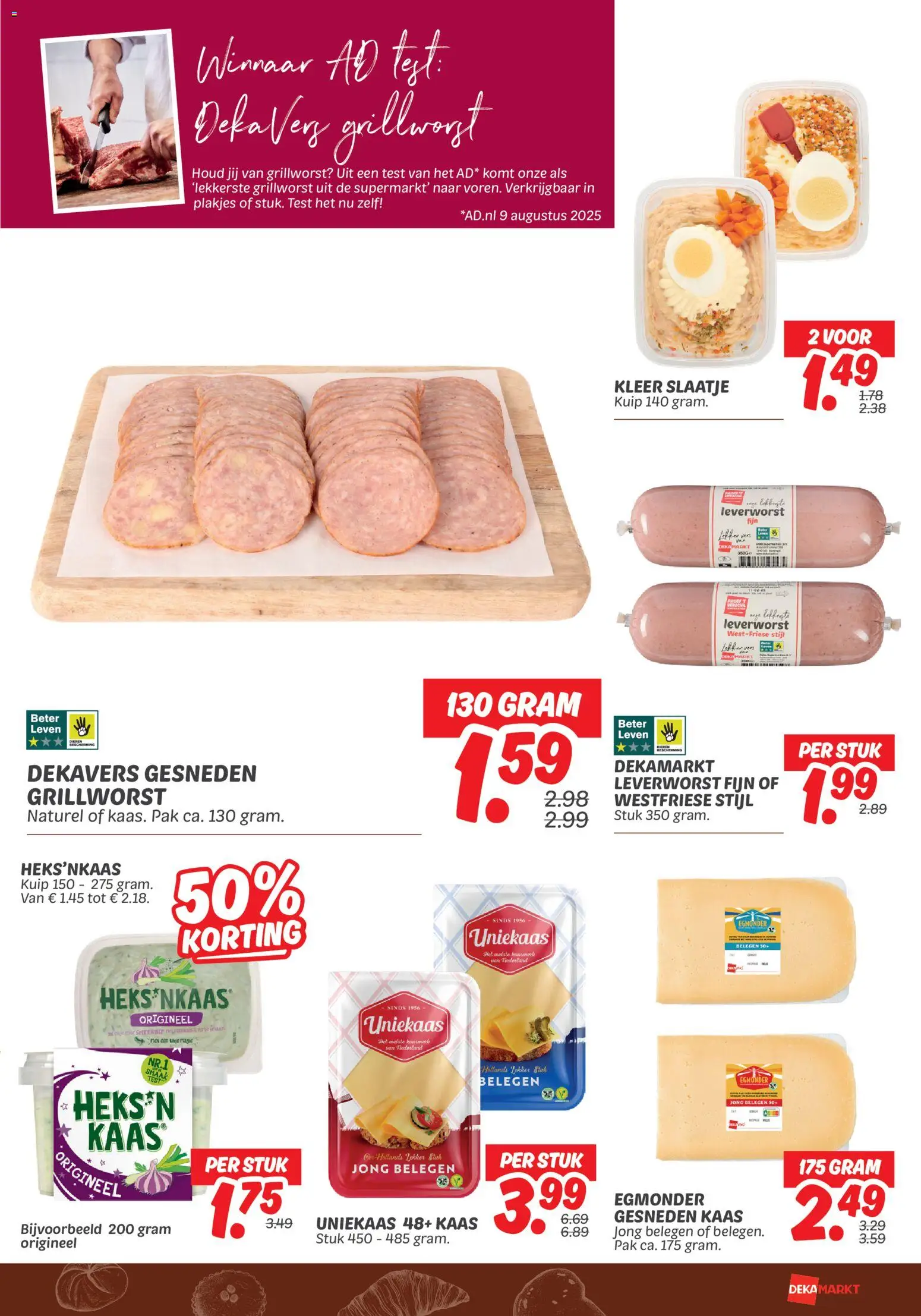 {H1} | Pagina: 13 | Producten: Kaas, Mes