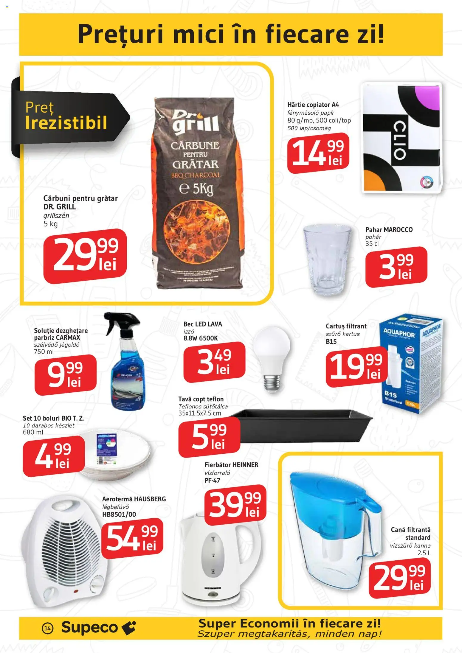 Noul catalog Supeco – valabil de la 22.01.2026 | Pagină: 14 | Produse: Şerit ödül, Bec, Grill, Grătar