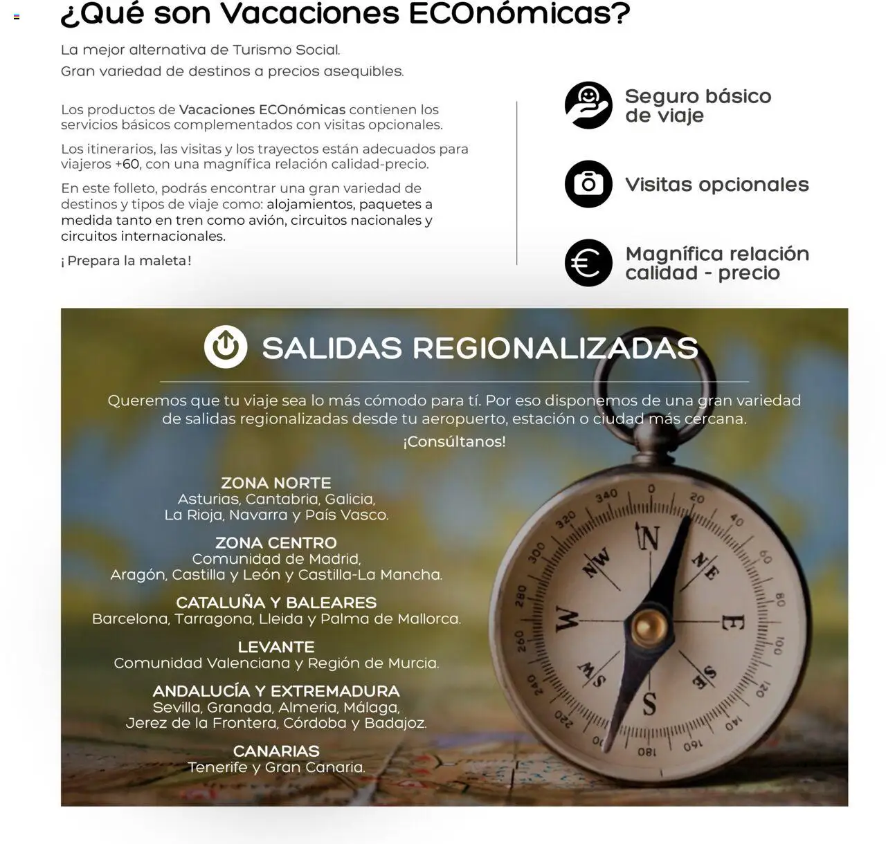 Viajes El Corte Inglés - Club de Vacaciones - Vacaciones Económicas Personalizado │ válido desde el 01.09.2025 | Página: 3 | Productos: Maleta
