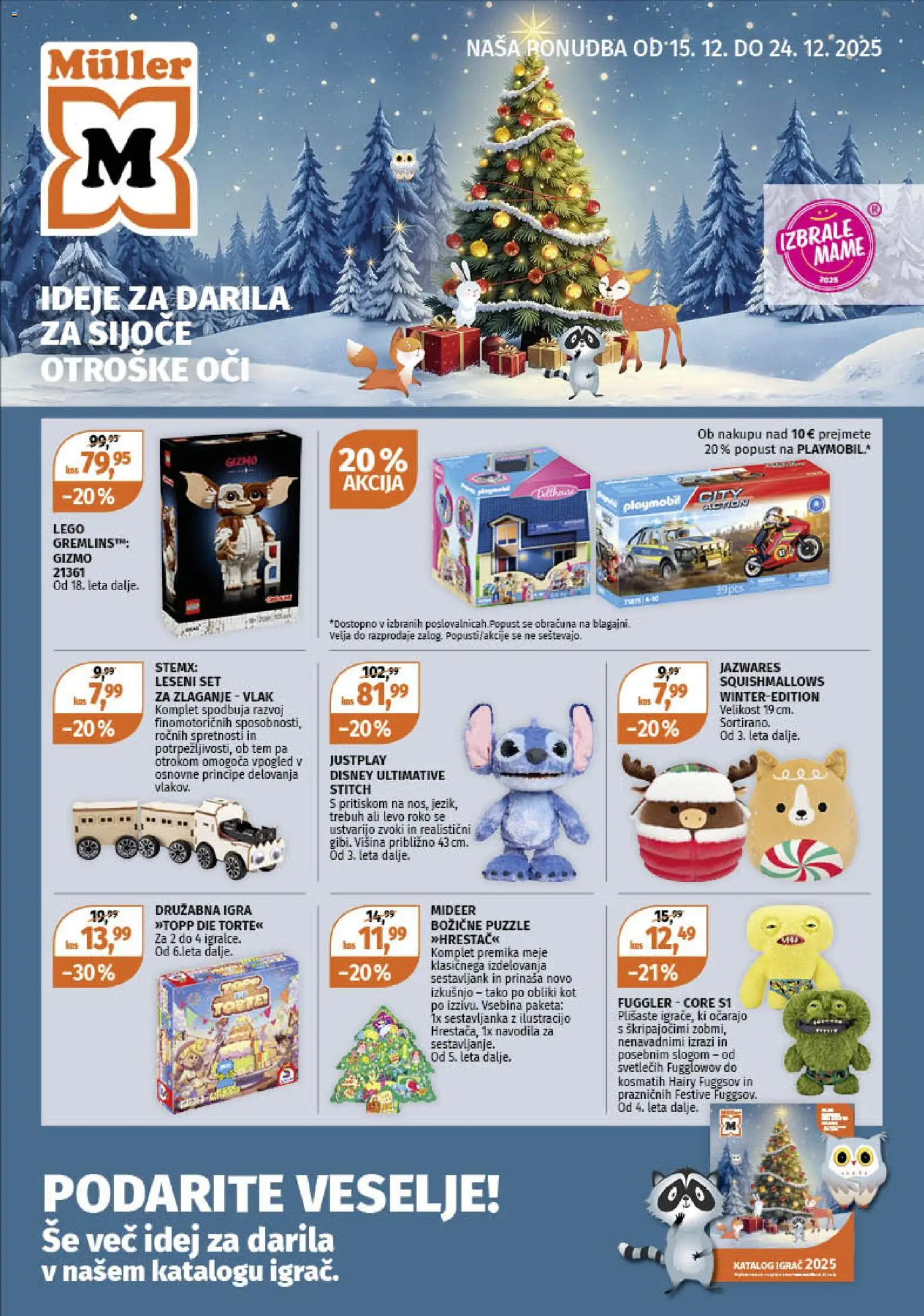 Novi Müller katalog ponudbe – veljaven od 15.12.2025 | Stran: 1 | Izdelki: Igra