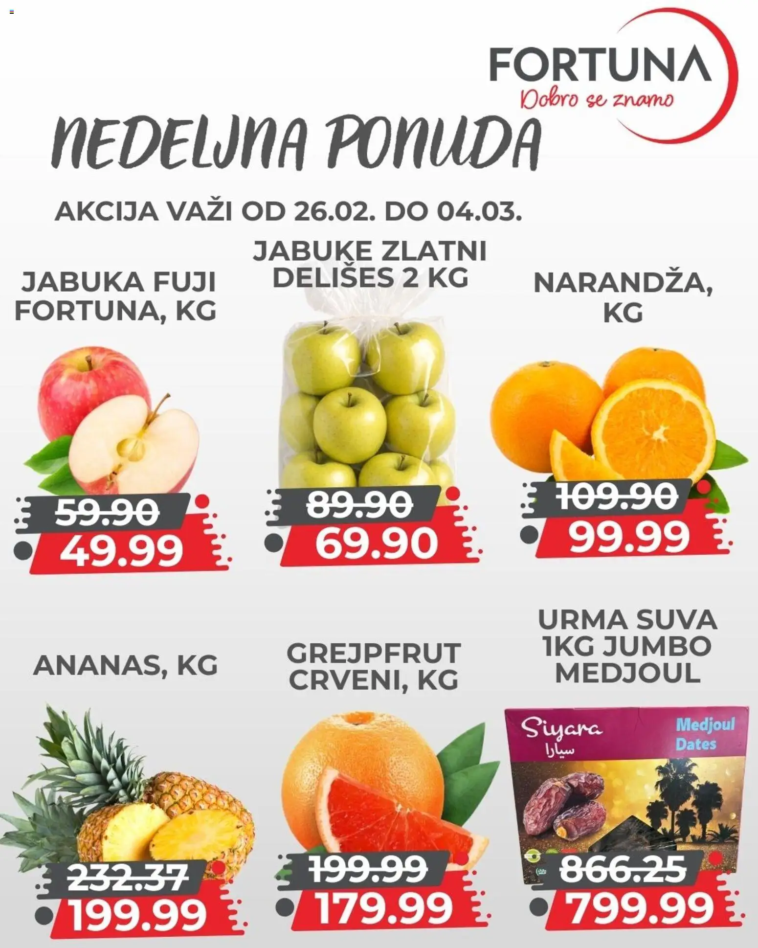 Fortuna Market katalog - važi od 26.02.2026 | Strana: 4 | Proizvode: Jabuke