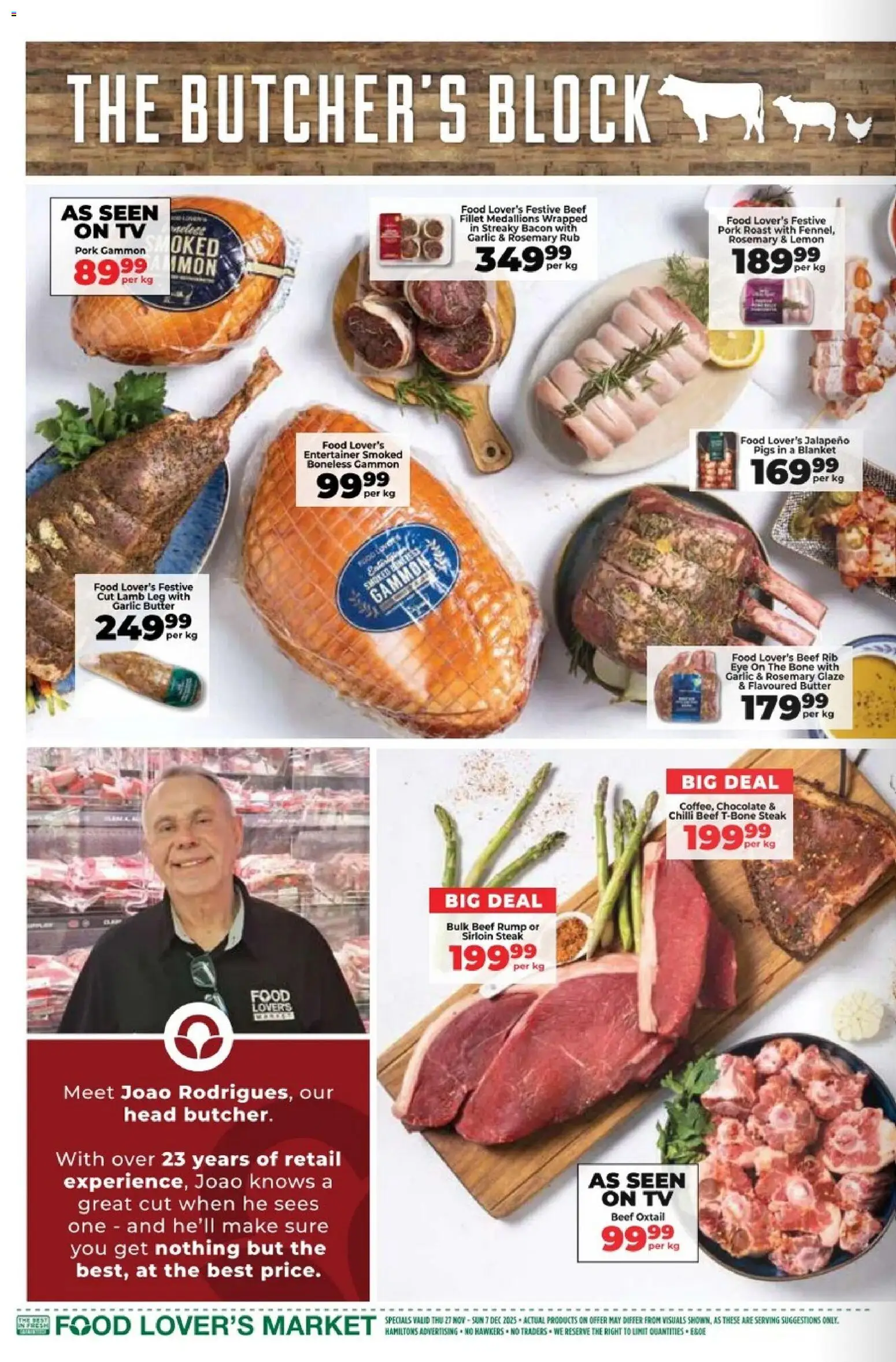 New Food Lover's Market catalogue – valid from 27.11.2025 | Page: 4 | Products: TV, Chocolate, Chilli, Bacon