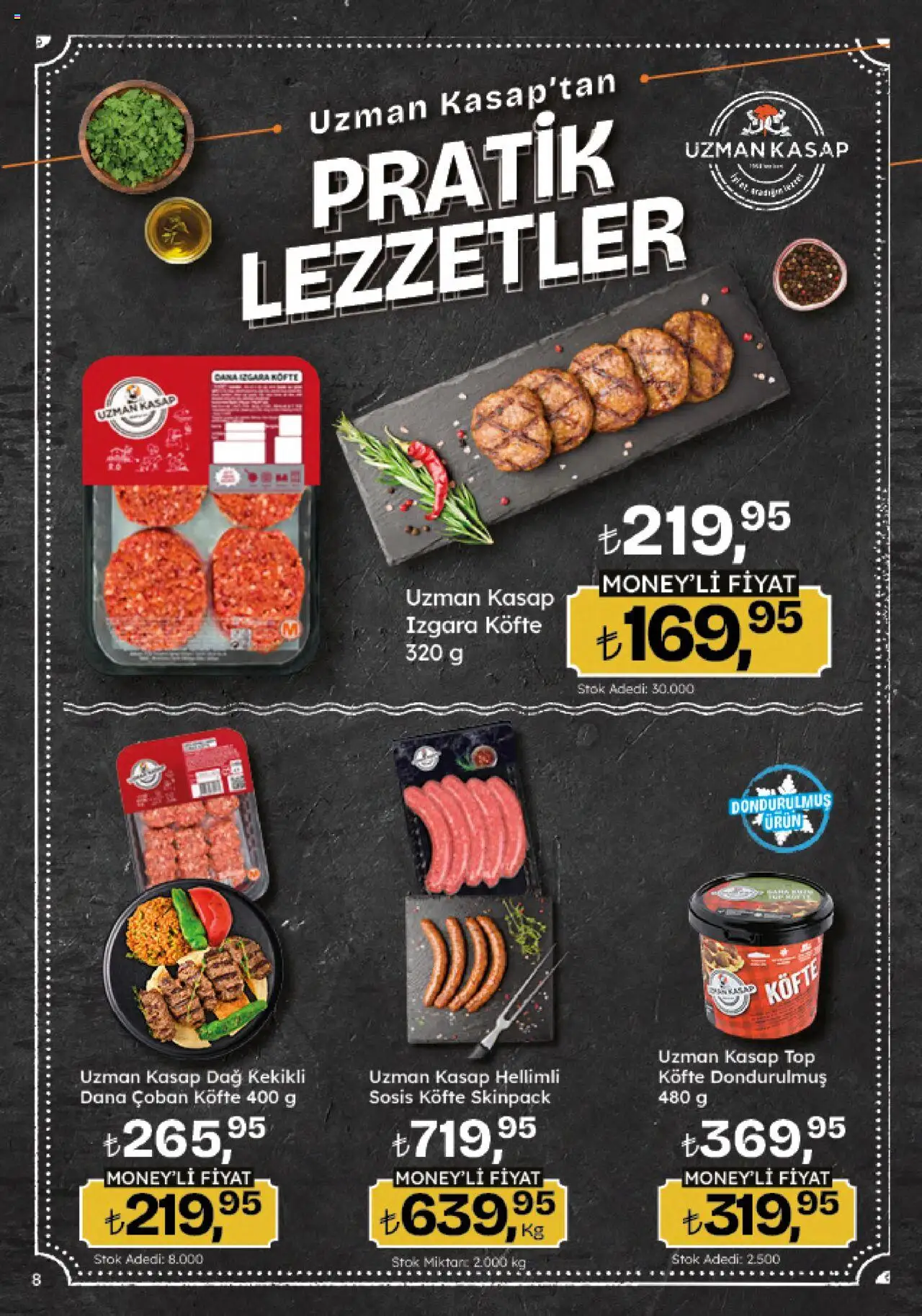 Migros Katalog - Migroskop - 07.08.2025 tarihinden itibaren geçerlidir | Sayfa: 8 | Ürünler: Sosis, Izgara köfte, Izgara