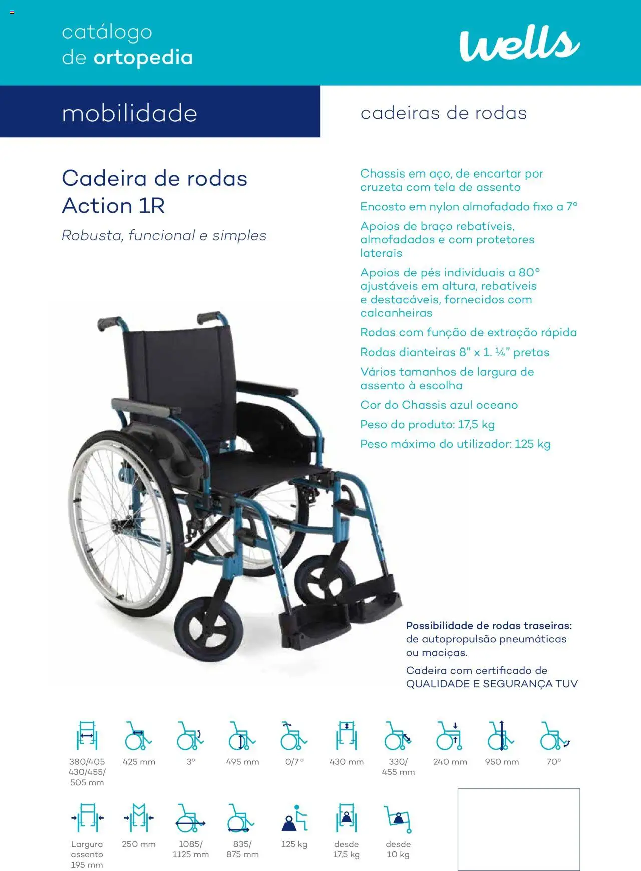 Well’s Catálogo de Ortopedia │ válido de 12.02.2024 | Página: 8 | Produtos: Cadeira