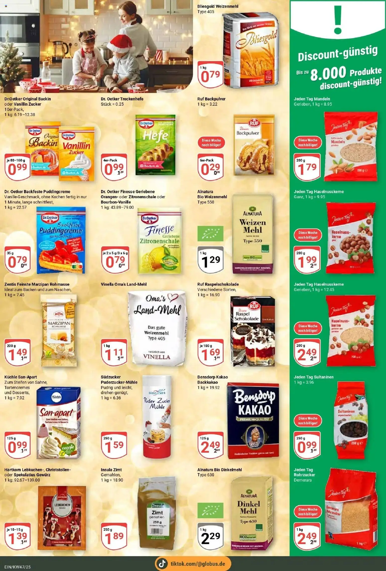 Globus prospekt Homburg-Einöd	 – gültig ab 17.11.2025 | Seite: 17 | Produkte: Mühle, Schokolade, Orangen, Puder