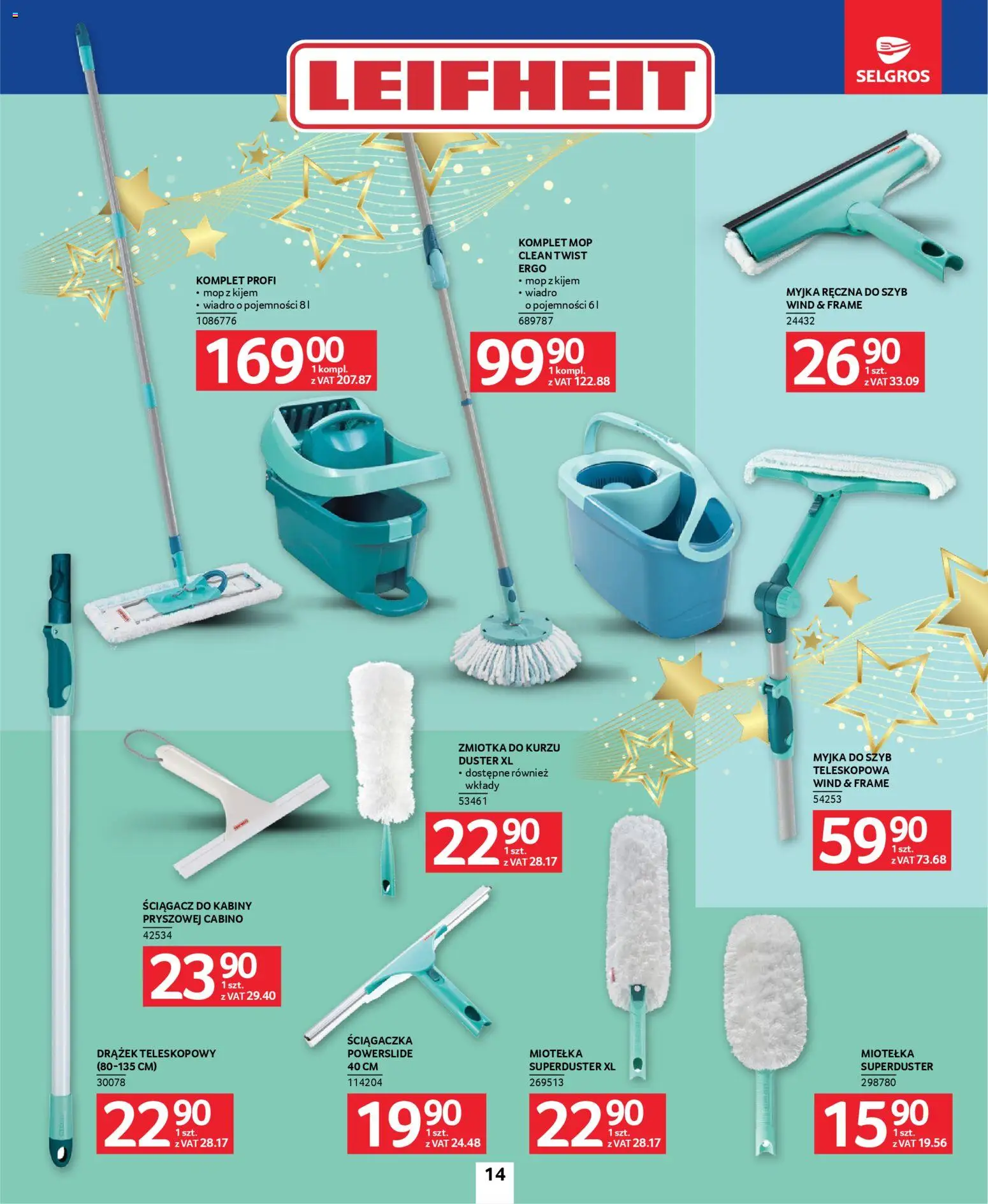 Selgros cash&carry Gazetka - Sprzątanie od 06.11.2025 | Strona: 14