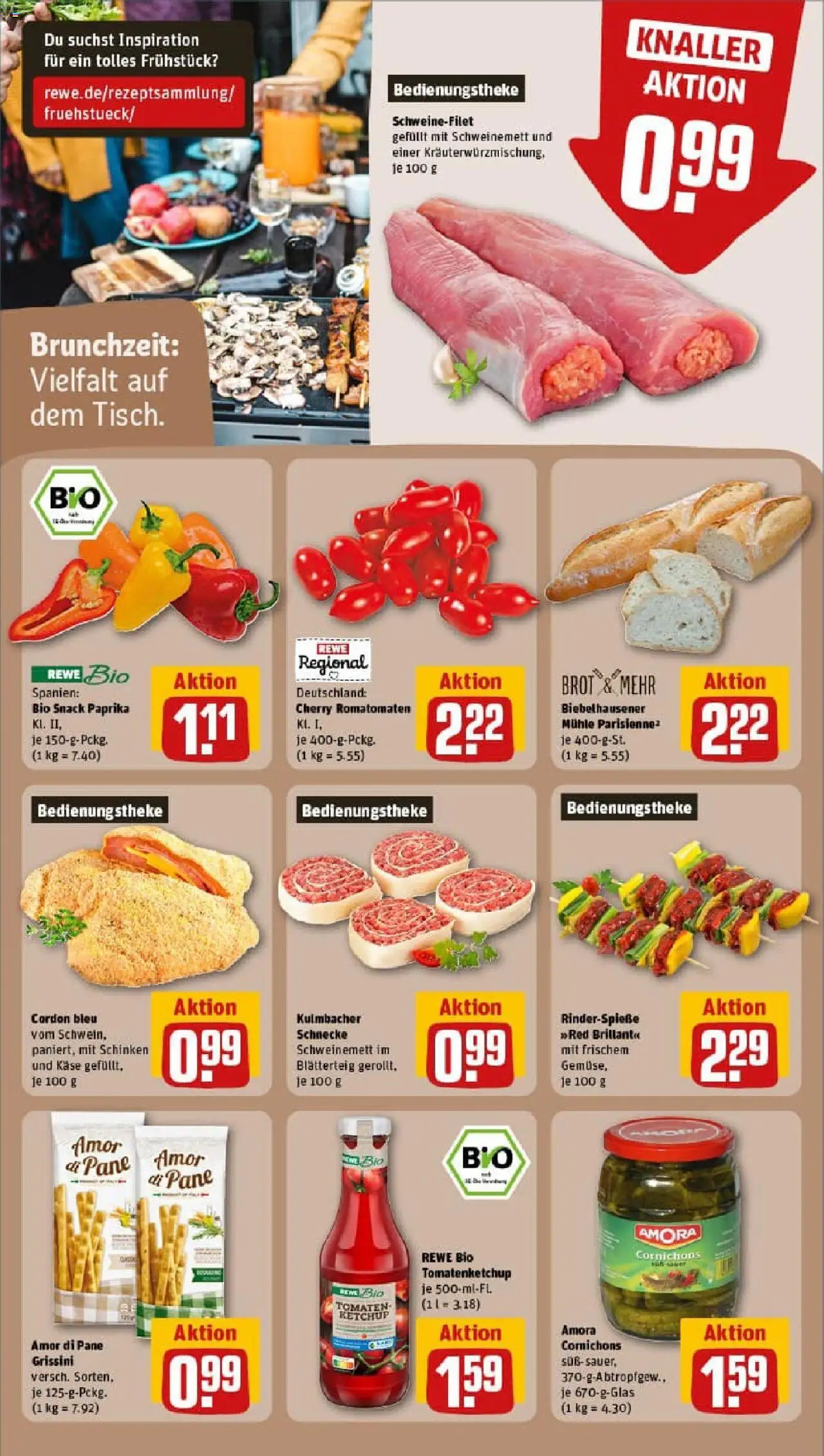 Rewe prospekt Bous	 - gültig ab dem 06.07.2025 | Seite: 14 | Produkte: Mühle, Paprika, Brot, Ketchup