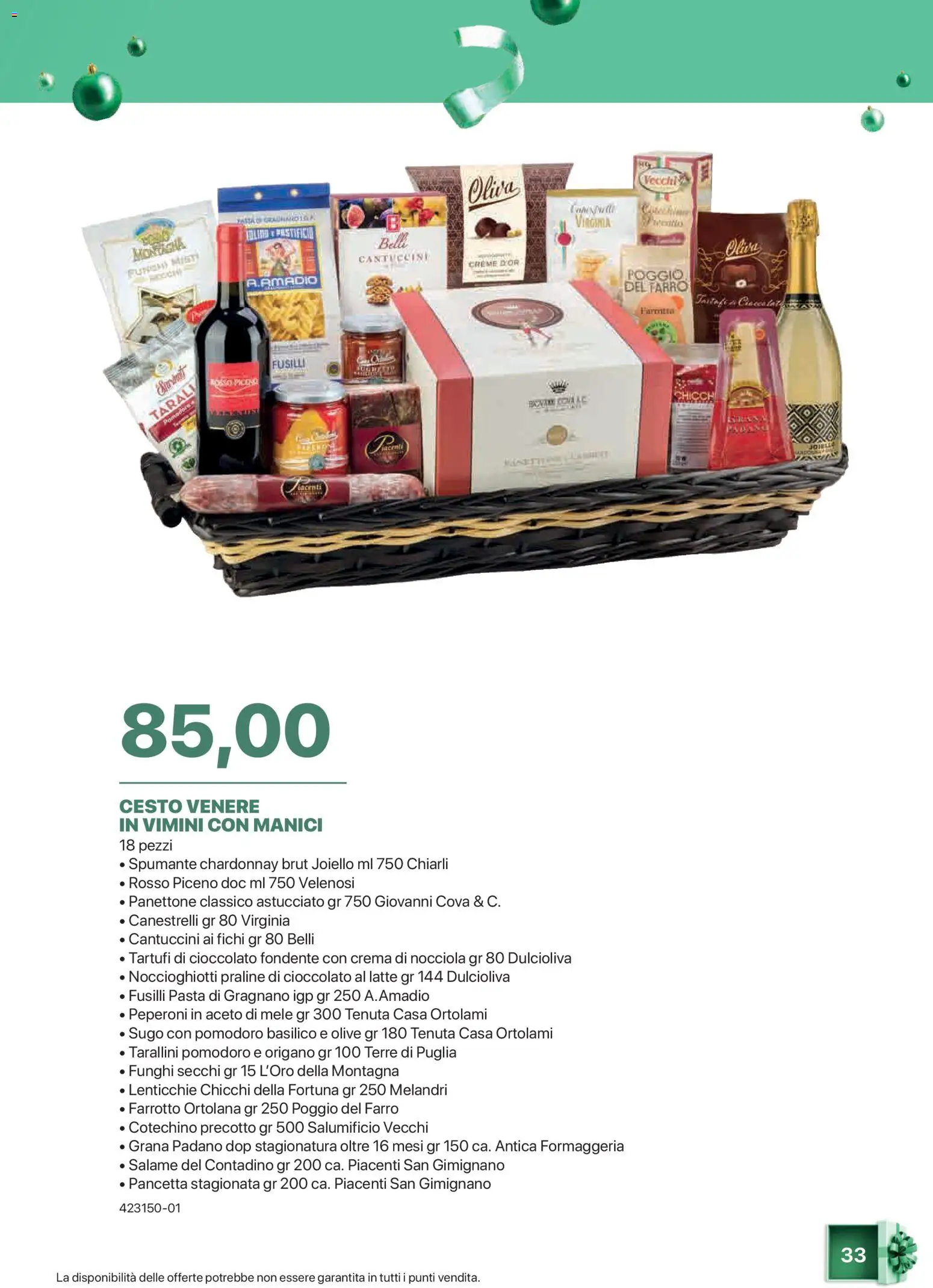 Volantino Sogegross del 05.11.2025 | Pagina: 33 | Prodotti: Peperoni, Lenticchie, Olive, Canestrelli