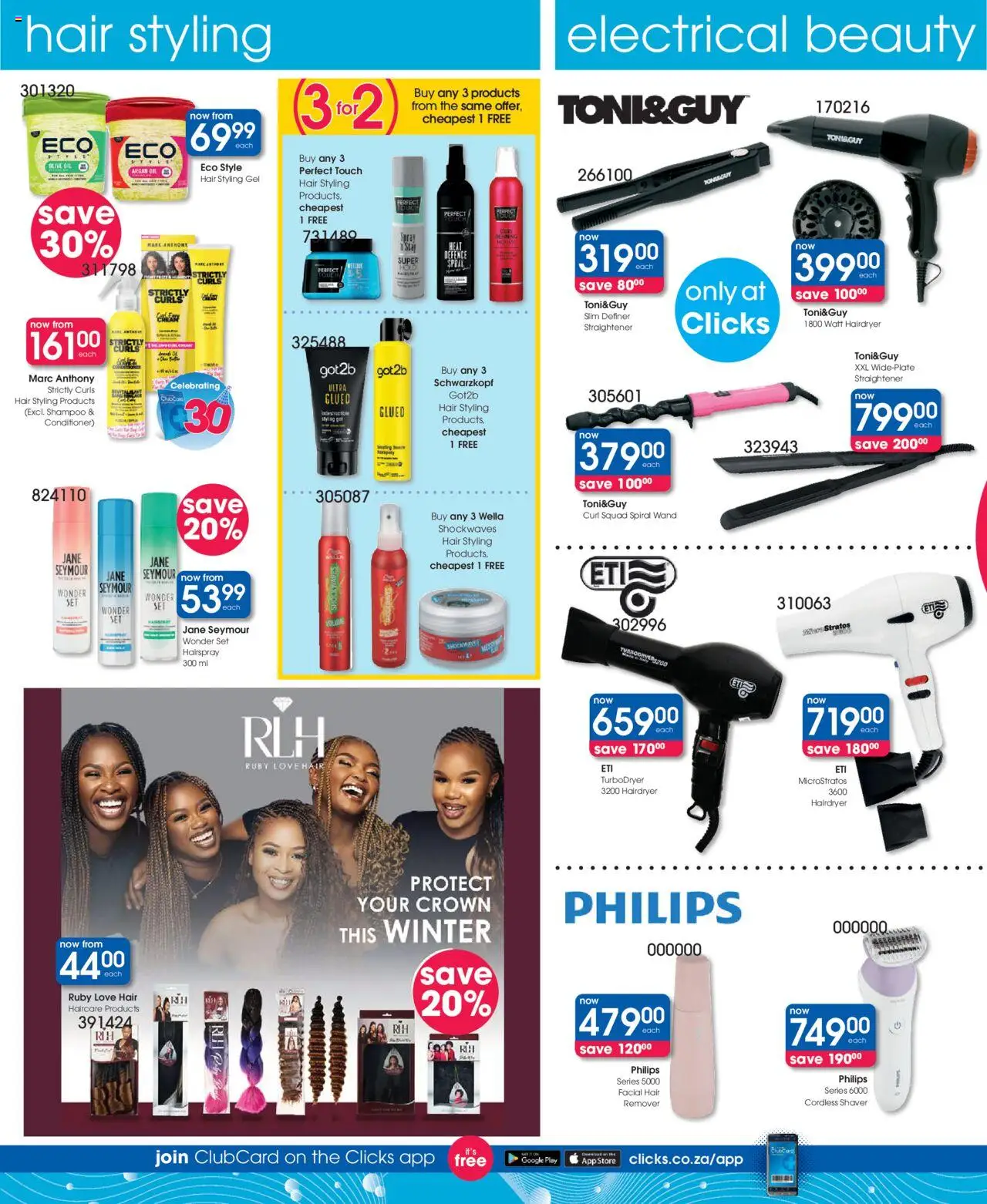 Clicks Specials │ valid from 07.08.2025 | Page: 44 | Products: Oil, Shampoo, Conditioner