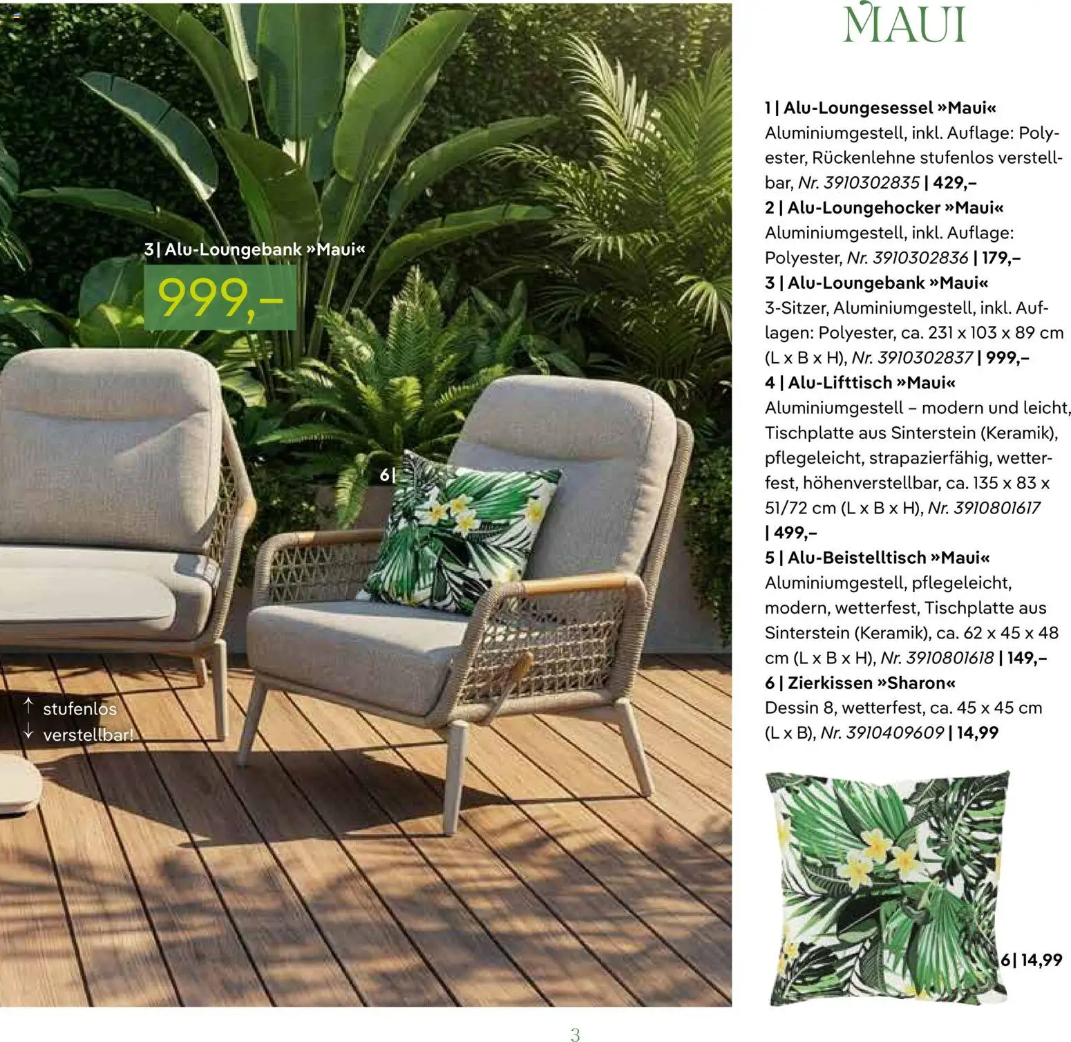 Pflanzen-Kölle GARTENMÖBEL 2026 – gültig ab 07.03.2026 | Seite: 3