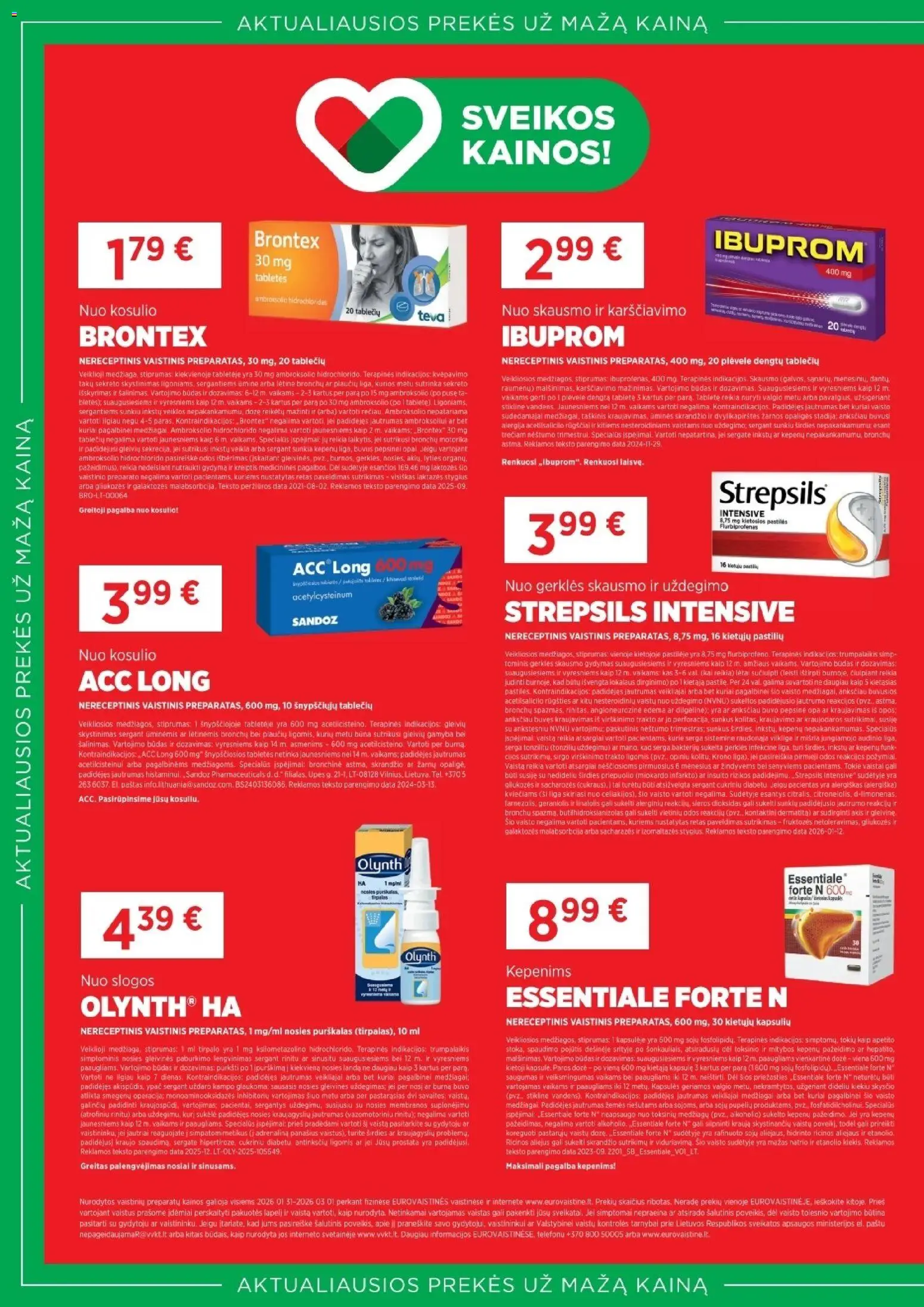 EUROVAISTINĖ akcijos nuo 31.01.2026 | Puslapis: 6