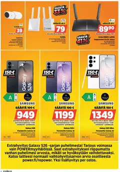 Power-mainoslehti voimassa 30.03.2026 alkaen | Sivu: 8 | Tuotteet: Reititin, Näyttö