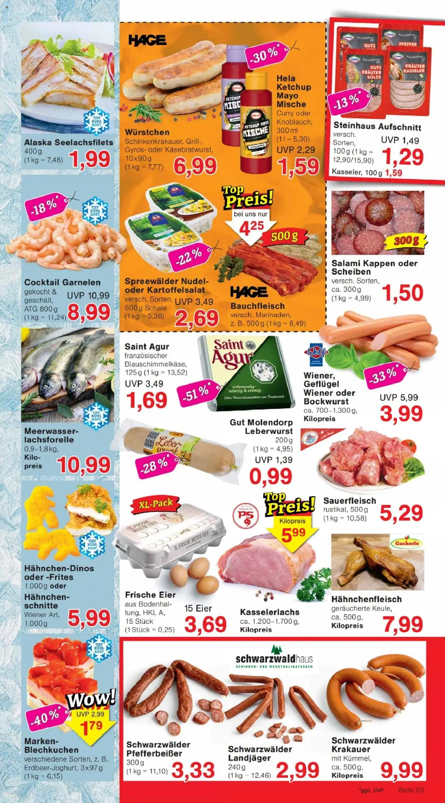 Jawoll Prospekt 	 – gültig ab 16.03.2026 | Seite: 3 | Produkte: Bockwurst, Grill, Gyros, Pfeffer