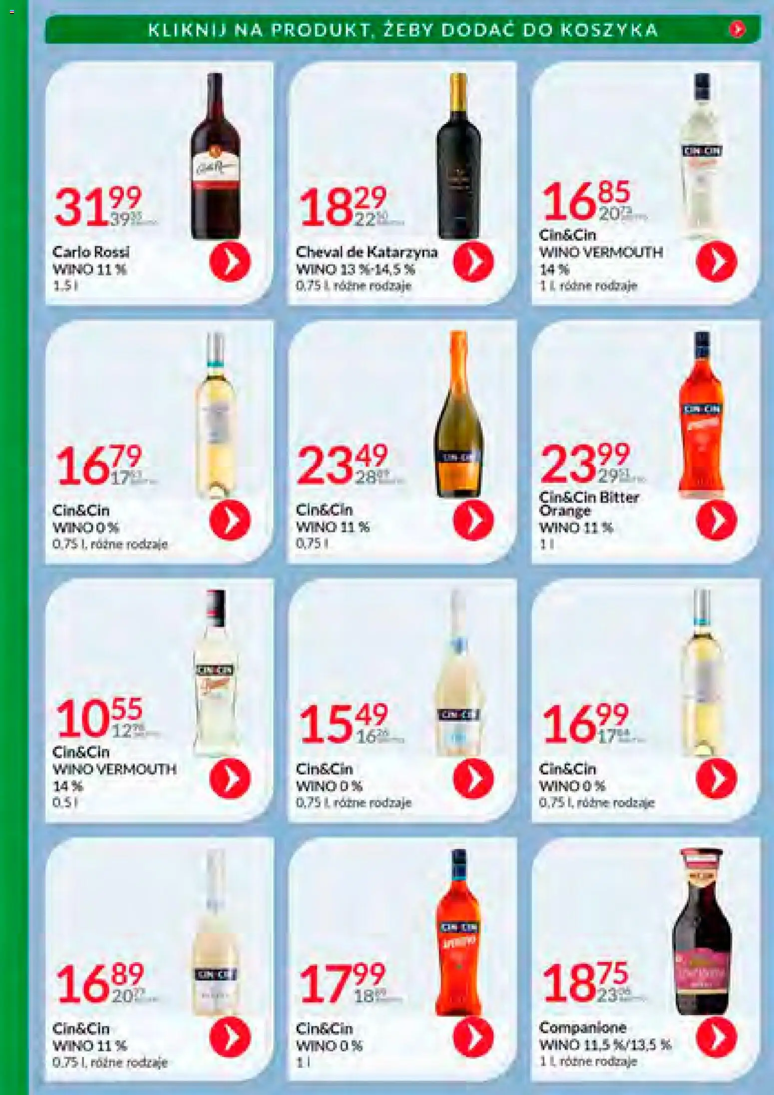 Eurocash Gazetka - Katalog Alkoholowy 12 od 01.12.2025 | Strona: 42 | Produkty: Wino, Carlo Rossi
