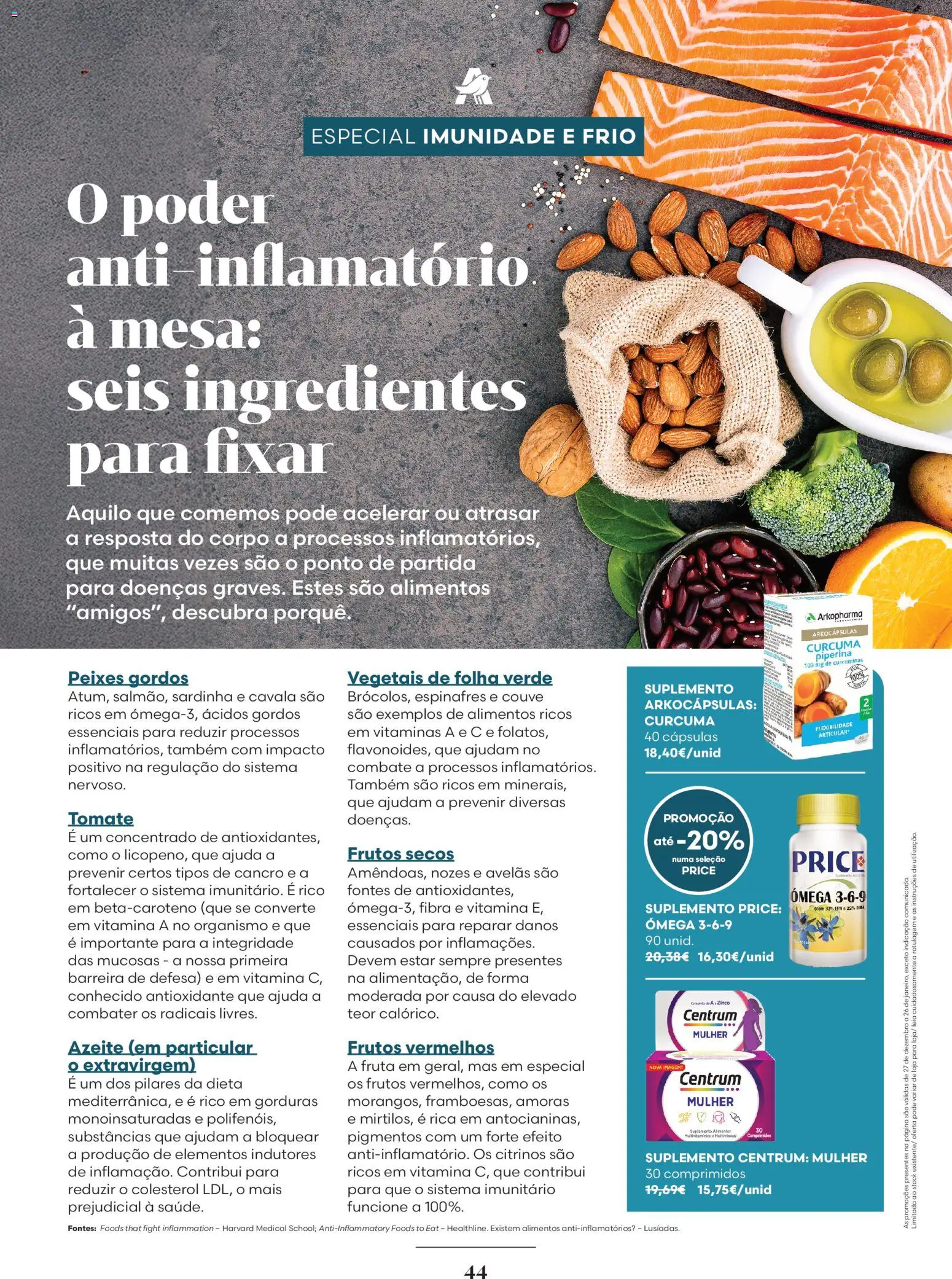 Auchan folheto │ válido de 01.01.2026 | Página: 44 | Produtos: Avelãs, Azeite, Mesa, Nozes