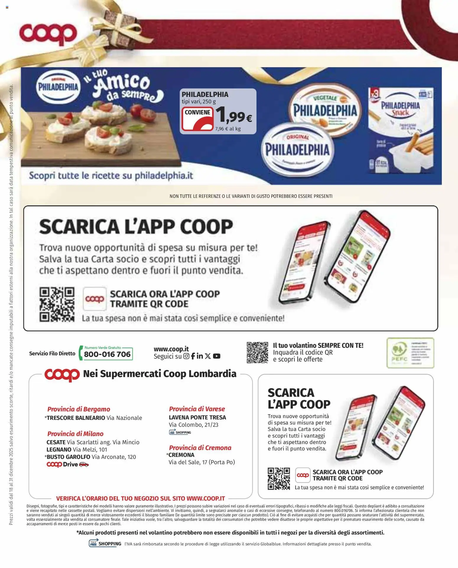 Volantino COOP del 18.12.2025 | Pagina: 18 | Prodotti: Tè, Data