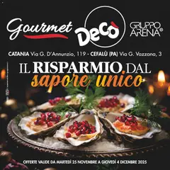 Anteprima del volantino Decò Gourmet - Sicilia catalogo valido a partire dal 25.11.2025
