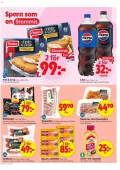 ICA Supermarket reklamblad aktuell från 15.09.2025 | Sida: 4 | Produkter: Pepsi, Smör, Rapsolja, Chorizo