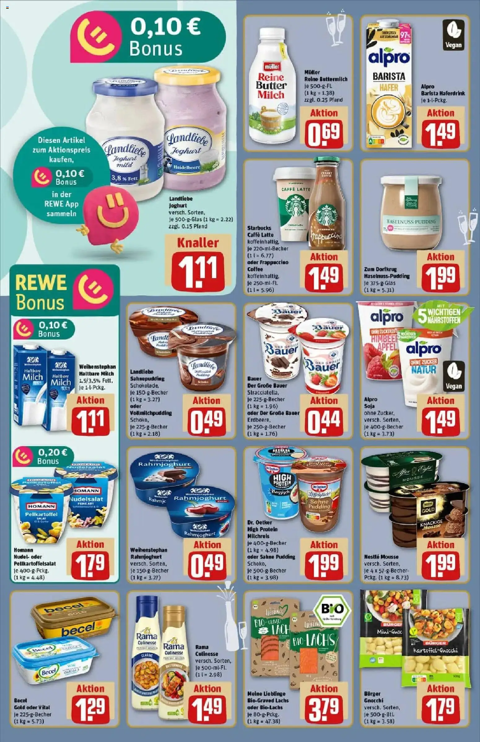 Rewe prospekt Hettstedt	 – gültig ab 22.12.2025 | Seite: 14 | Produkte: Buttermilch, Rama, Lachs, Sahne