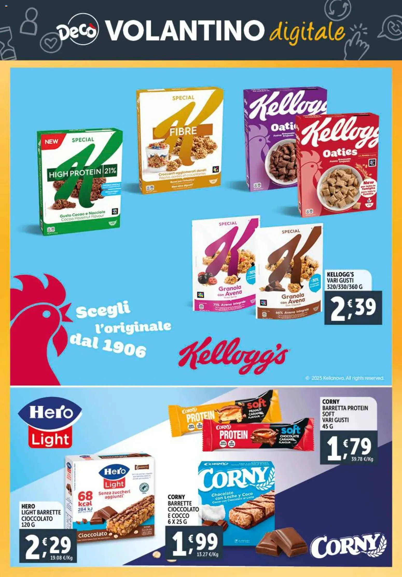 Volantino Decò del 28.10.2025 | Pagina: 25 | Prodotti: Cioccolato, Latte, Cocco, Cacao