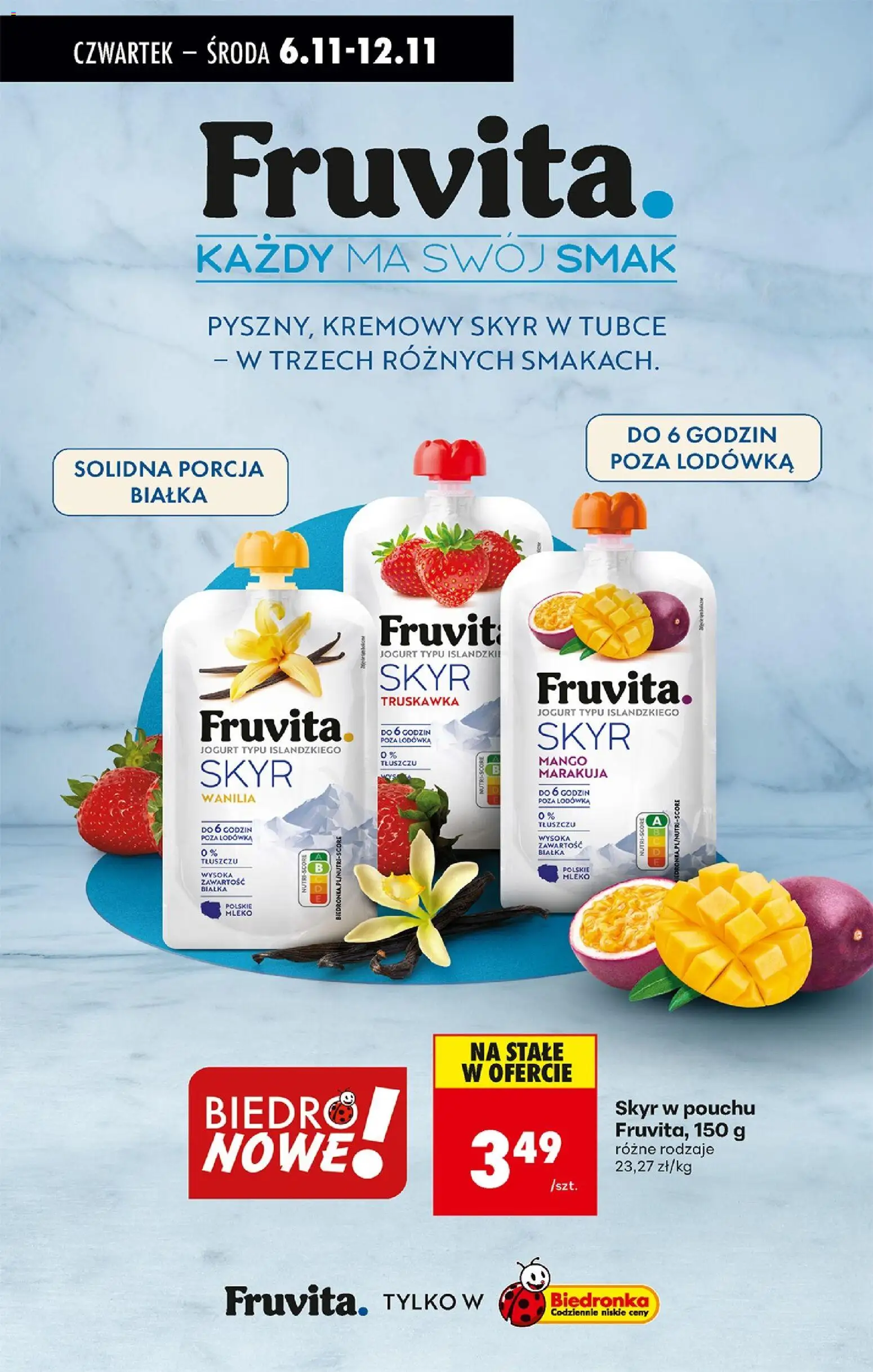 Biedronka gazetka - Oferta w tym tygodniu od 06.11.2025 | Strona: 41 | Produkty: Lodówka, Mleko, Jogurt, Skyr